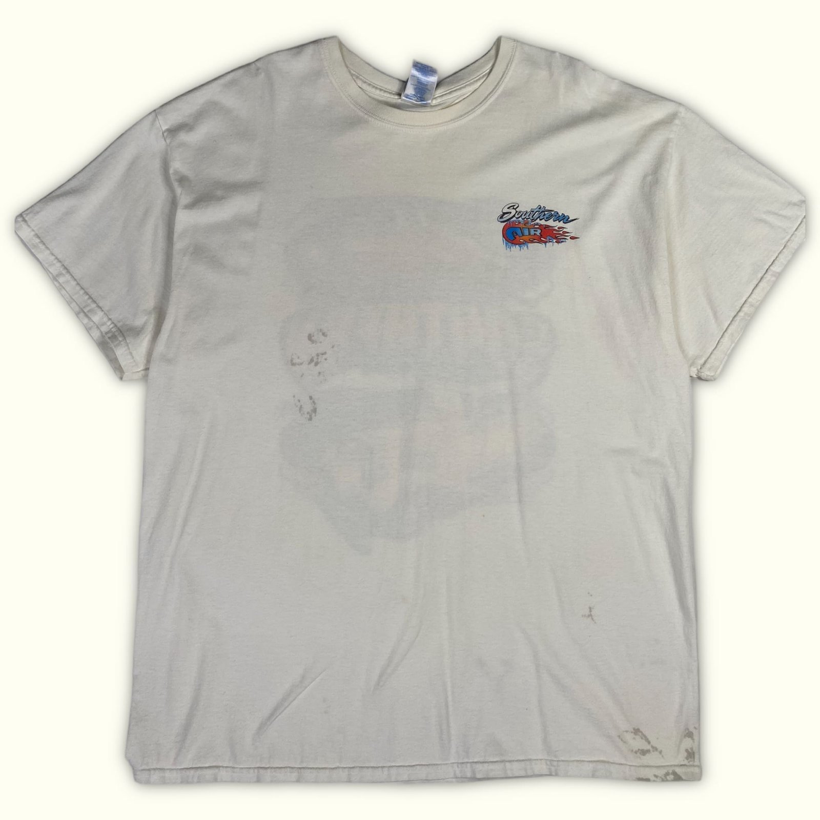 Gildan T-shirt Regular Homme 2000s Rétro – XL