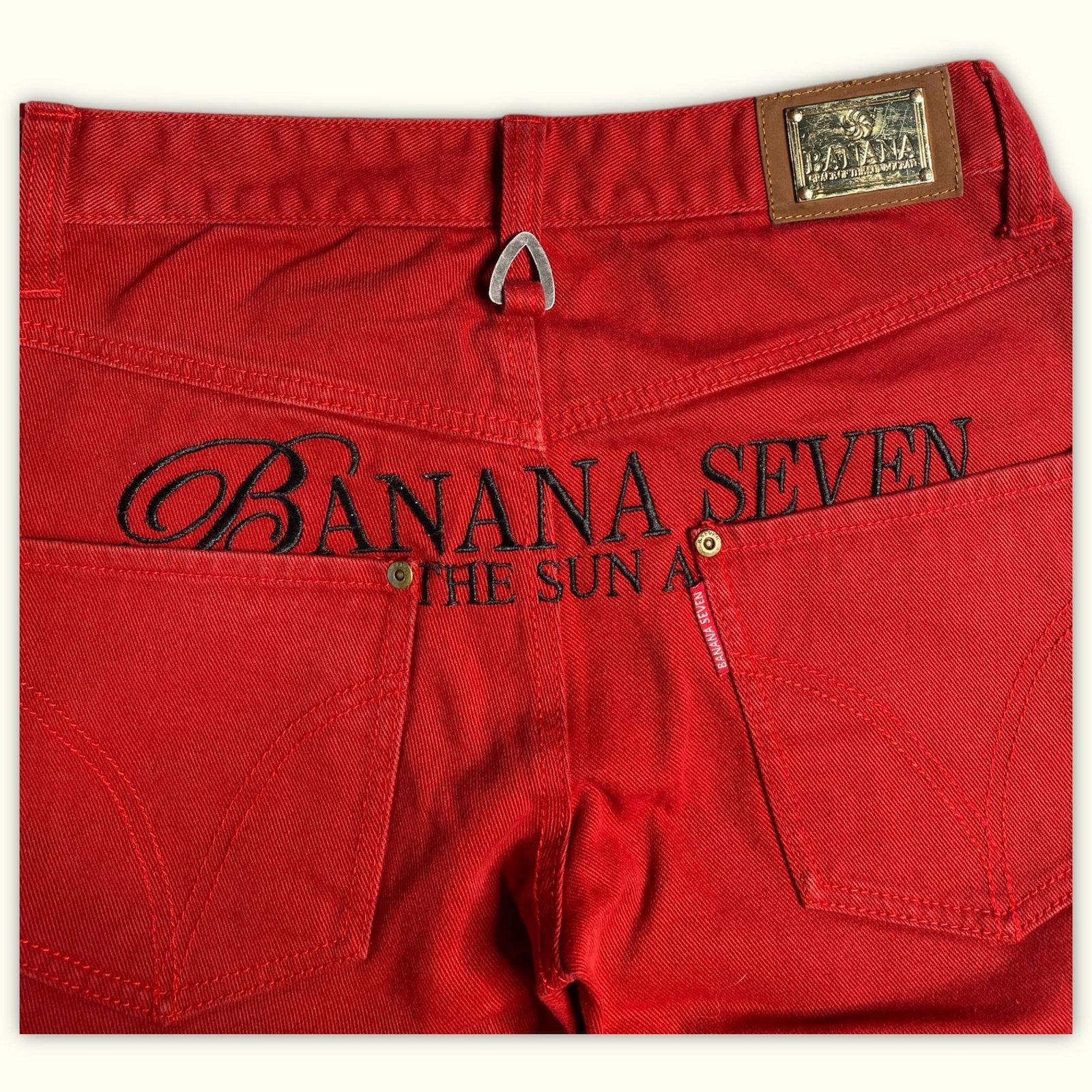 Banana Seven Jean Regular Homme 2000s Streetwear japonais – W28