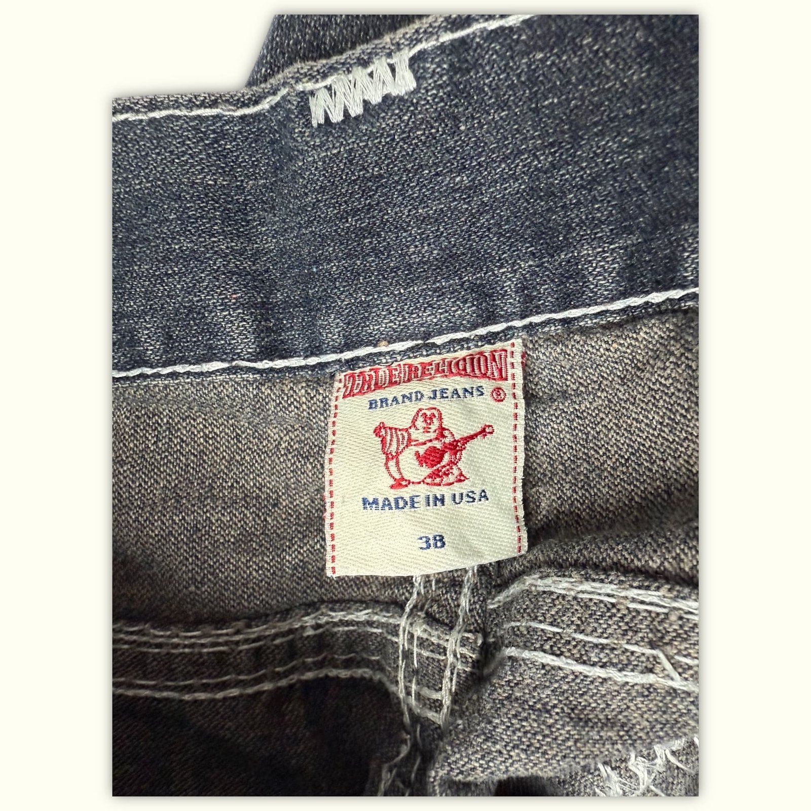True Religion Jean Relaxed Homme 2000s Y2K – W34