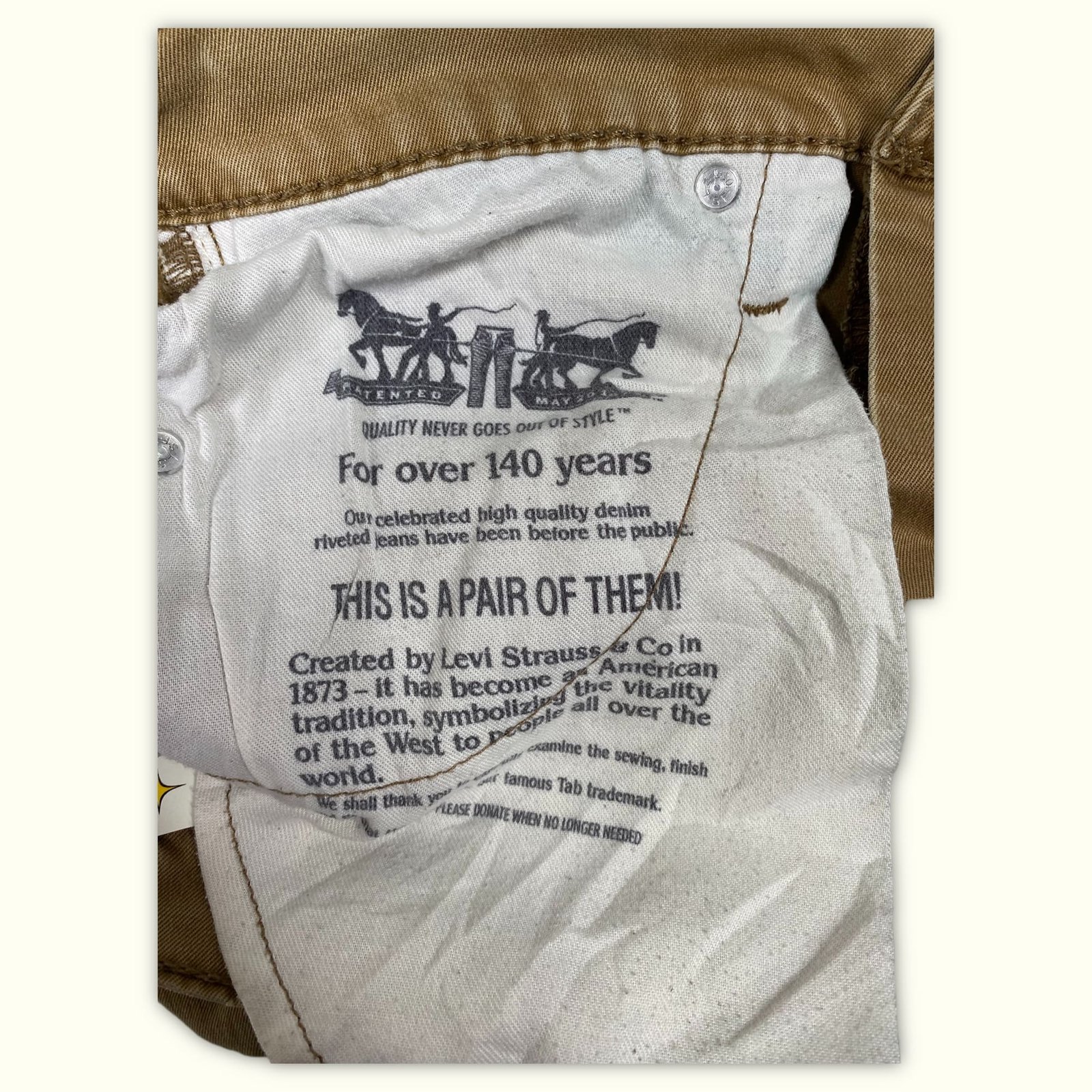 Levi'S Jeans Regular Uomo 2010s Abbigliamento da lavoro – W30