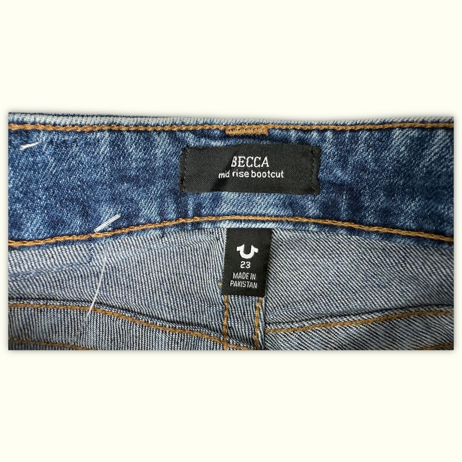 True Religion BECCA Jean Slim Femme 2010s Y2K – W23
