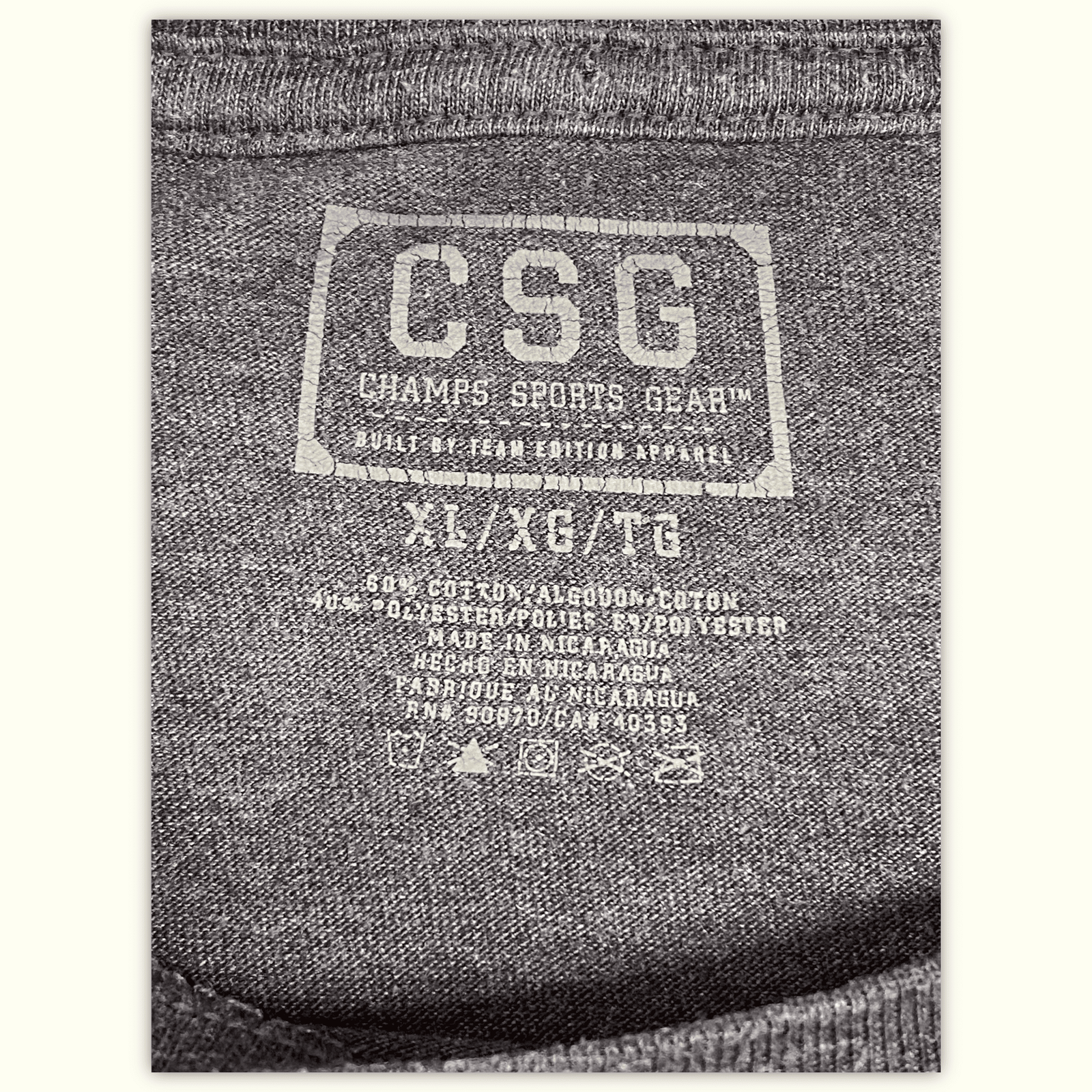 Csg T-shirt Regular Homme 2010s Sportswear – XL