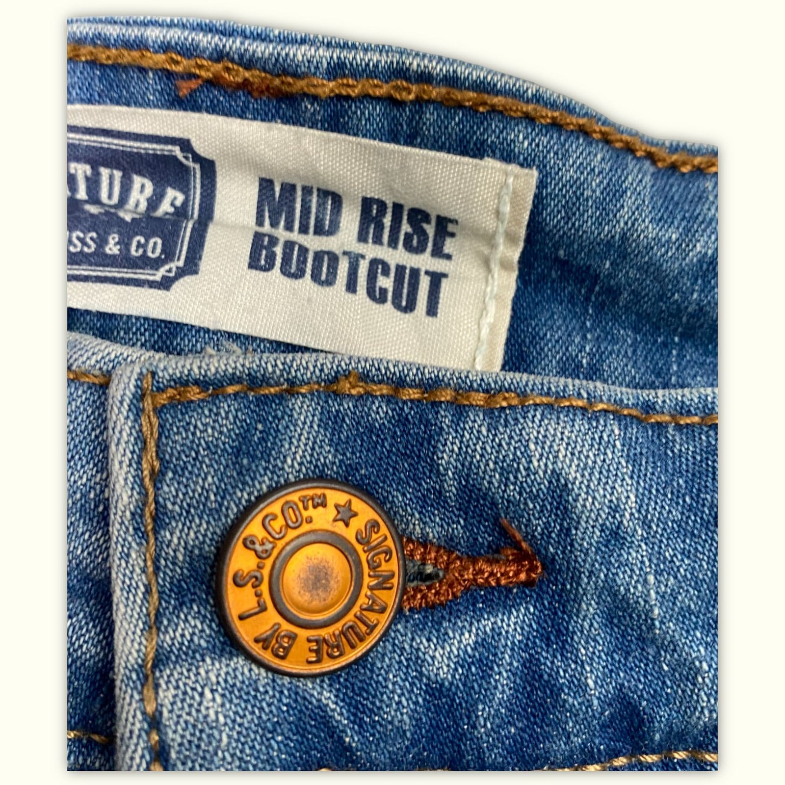 Signature By Levi Strauss & Co. Jean Regular Femme 2000s Y2K – W26