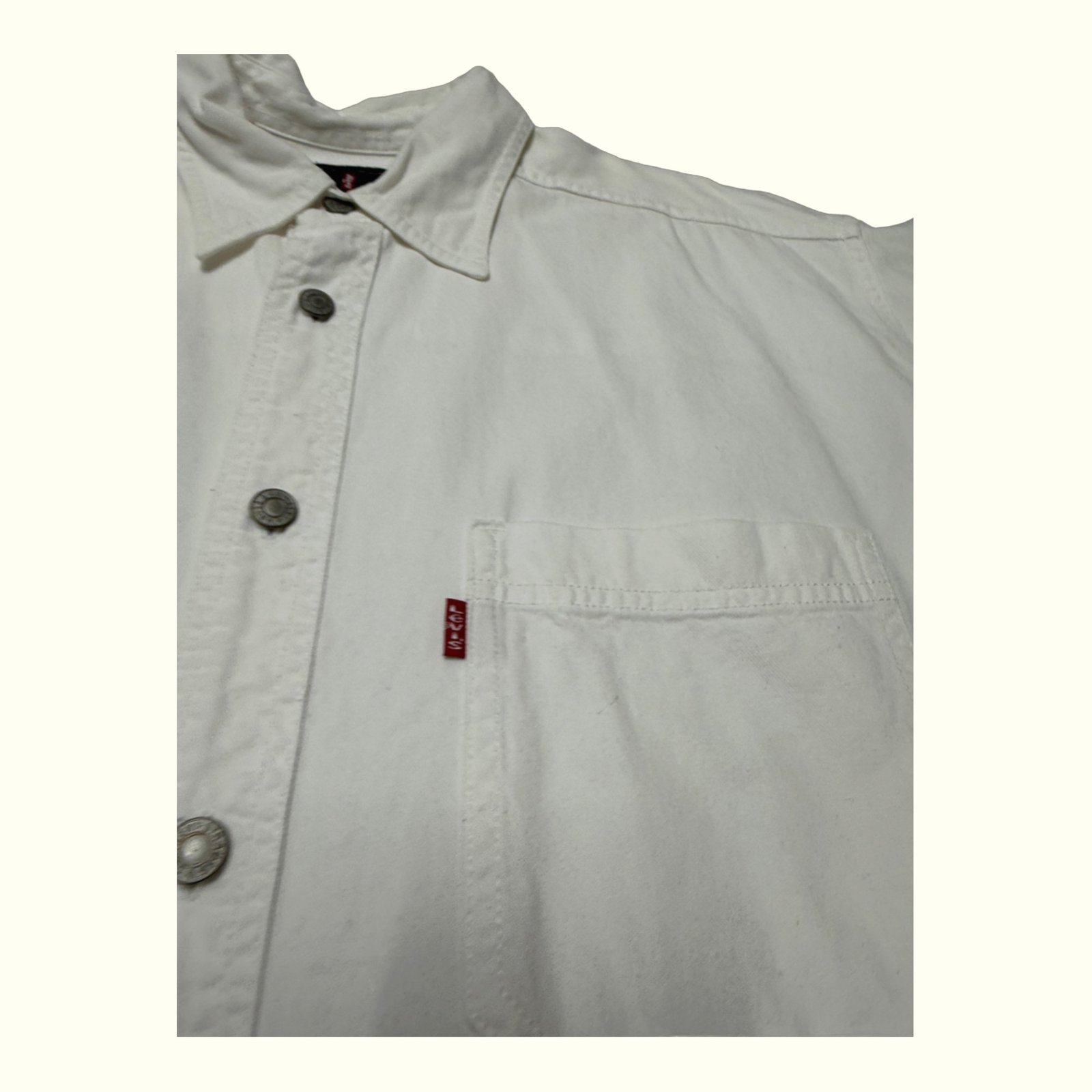 Levi'S Camisa Regular Hombre 1990s Ropa de trabajo – M