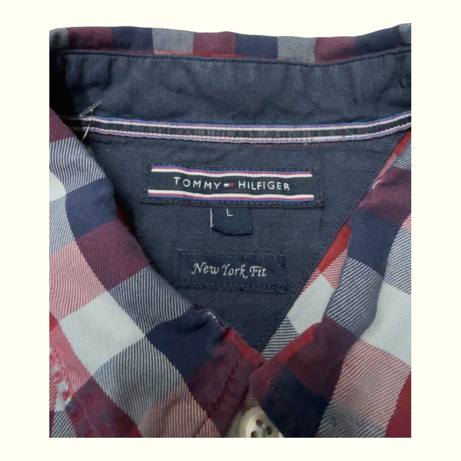 Tommy Hilfiger New York Fit Chemise Regular Homme 2020s Preppy – L