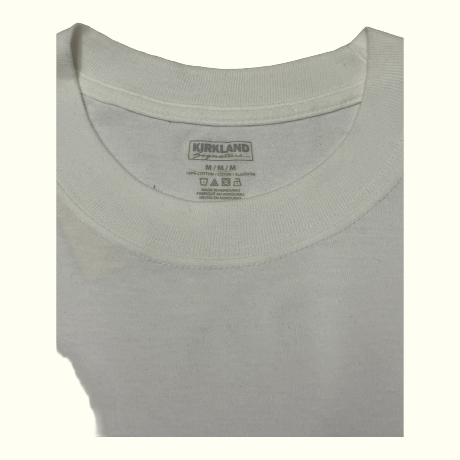 Kirkland Signature T-shirt Regular Homme Minimaliste – M