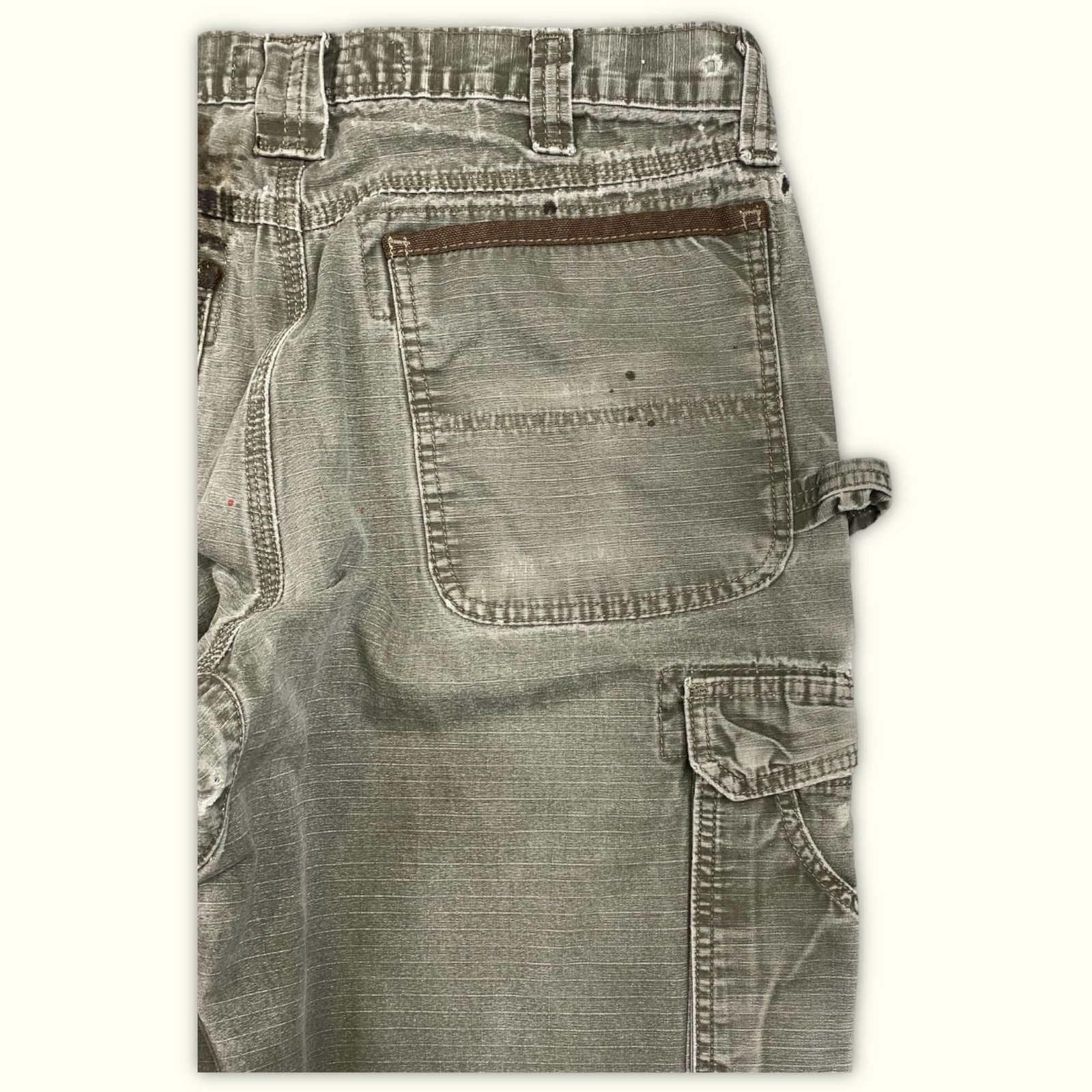 Wrangler Pantalon cargo Relaxed Homme 2000s Workwear – W34
