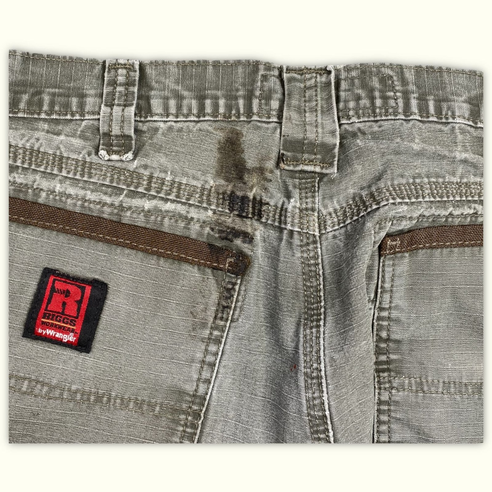 Wrangler Pantalon cargo Relaxed Homme 2000s Workwear – W34