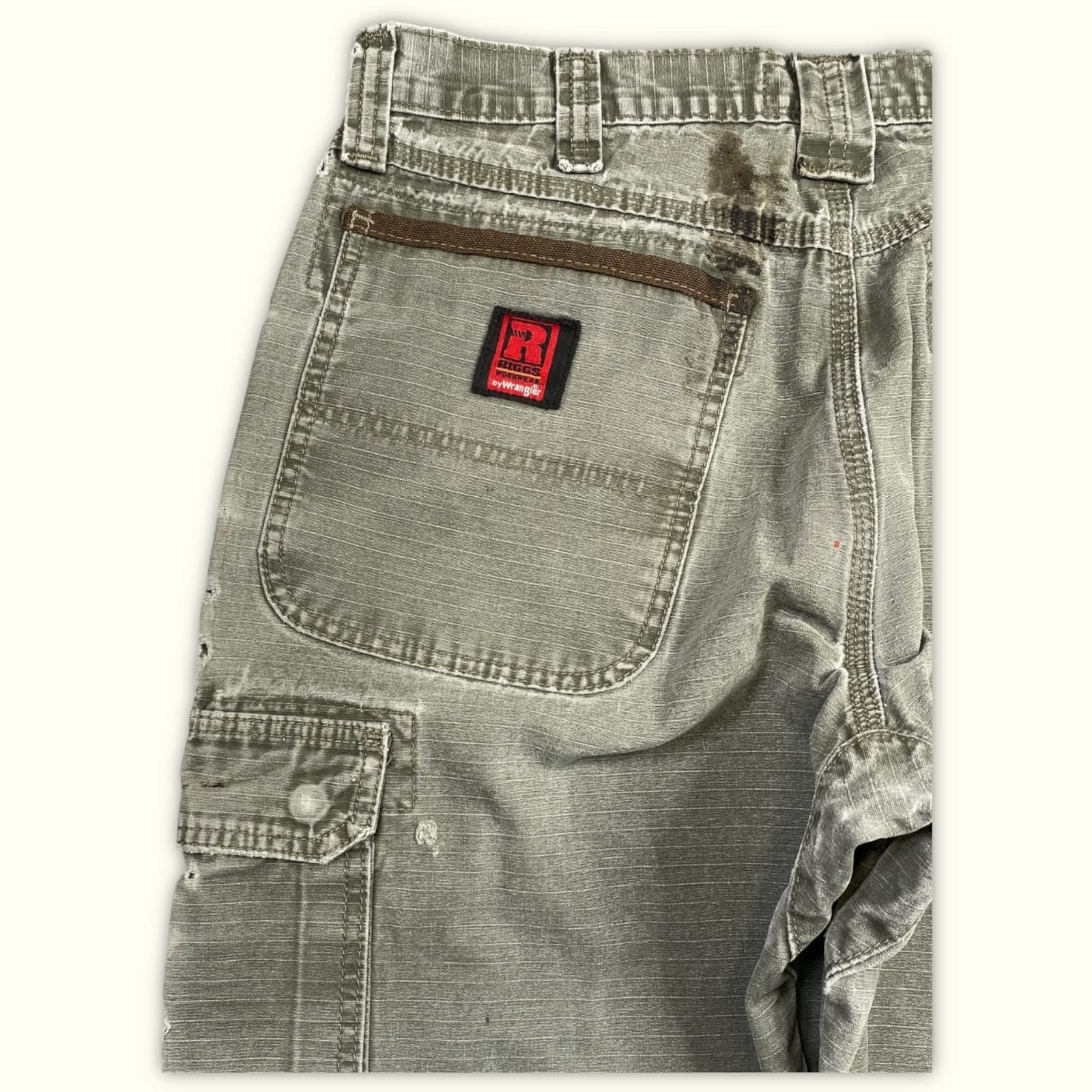 Wrangler Pantalon cargo Relaxed Homme 2000s Workwear – W34
