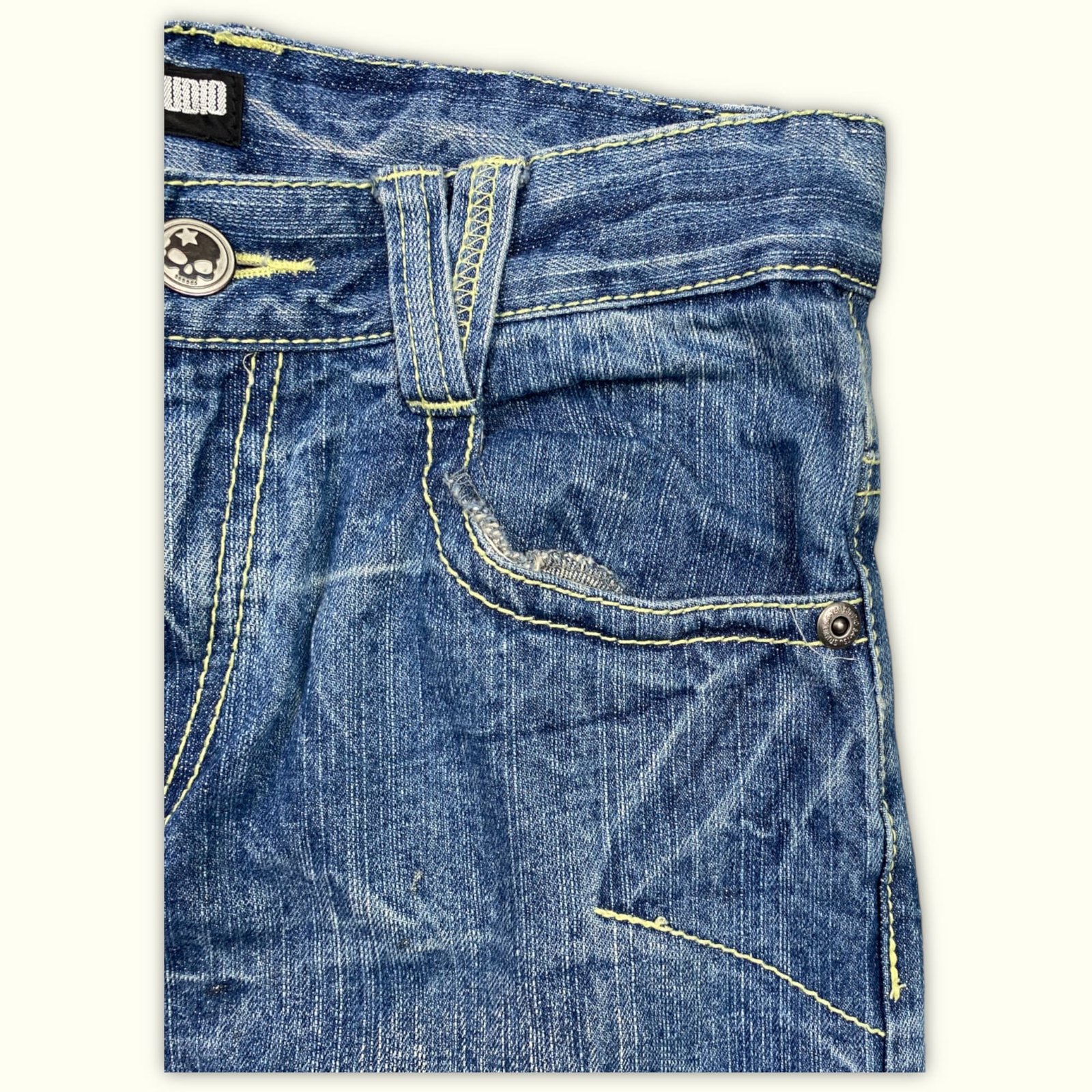 Ba-Tsu Studio Jean Regular Garçon 2000s Streetwear japonais – W28