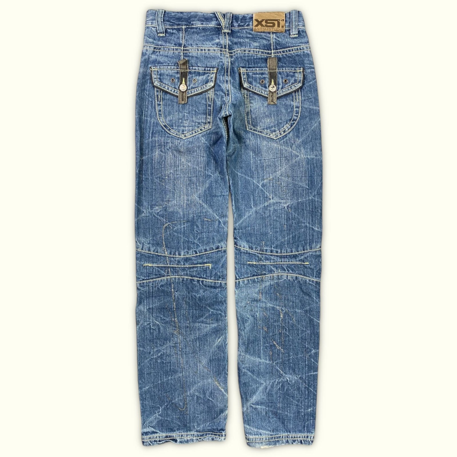 Ba-Tsu Studio Jean Regular Garçon 2000s Streetwear japonais – W28