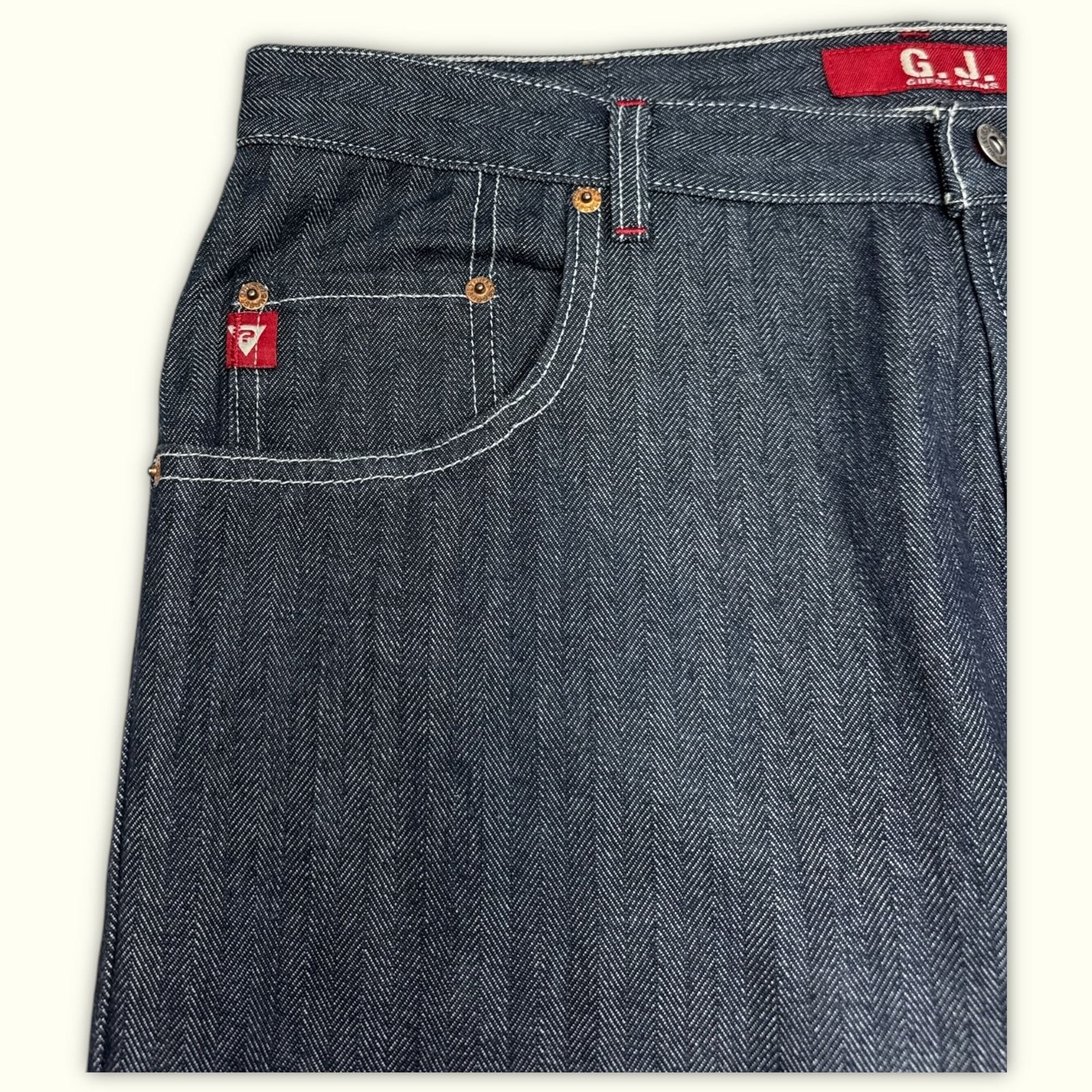 Guess Jean Baggy Homme 2000s Y2K – W36