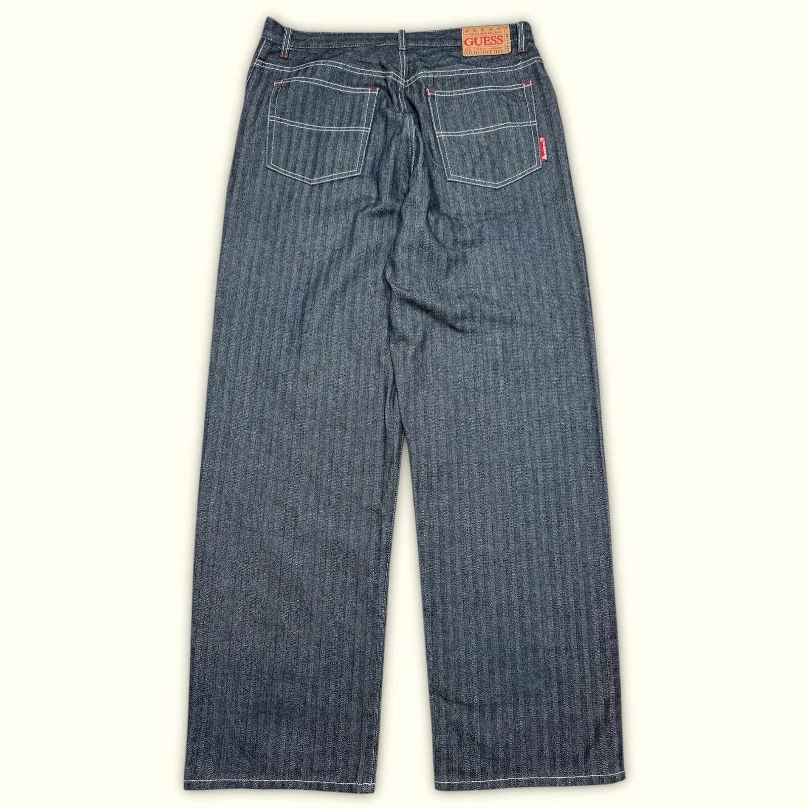 Guess Jean Baggy Homme 2000s Y2K – W36