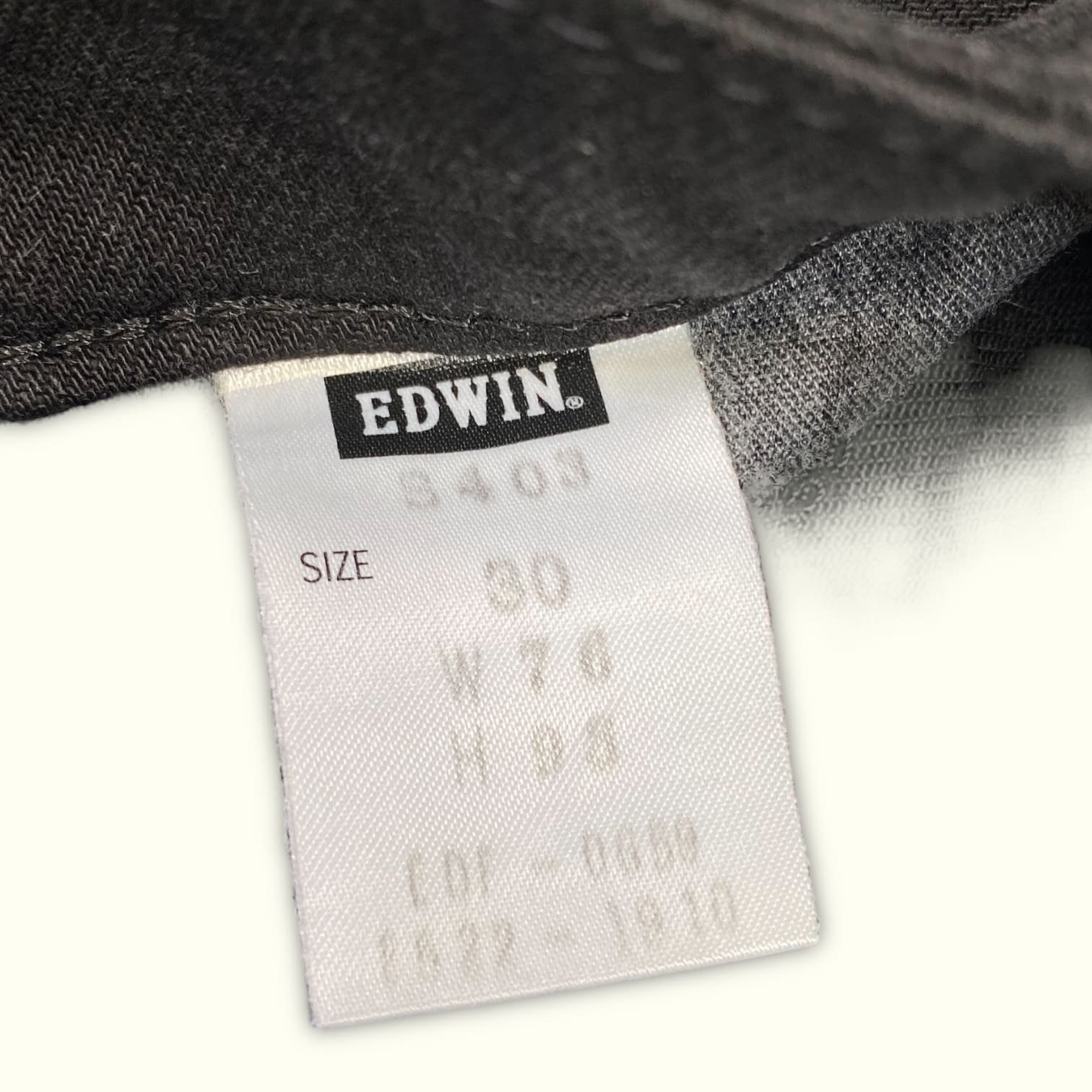 Edwin Jean Regular Homme 1990s Vintage – W30