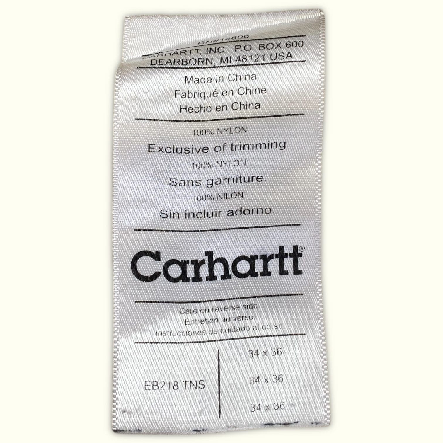 Carhartt Cargobroek Los Heren 2000s Workwear – W34