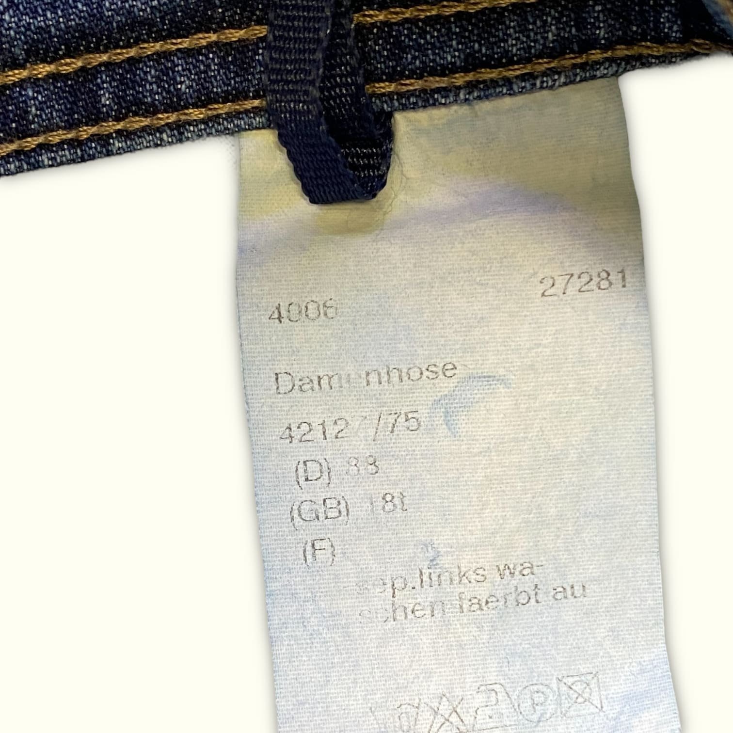 Jean Regular Femme 1990s Vintage – W32