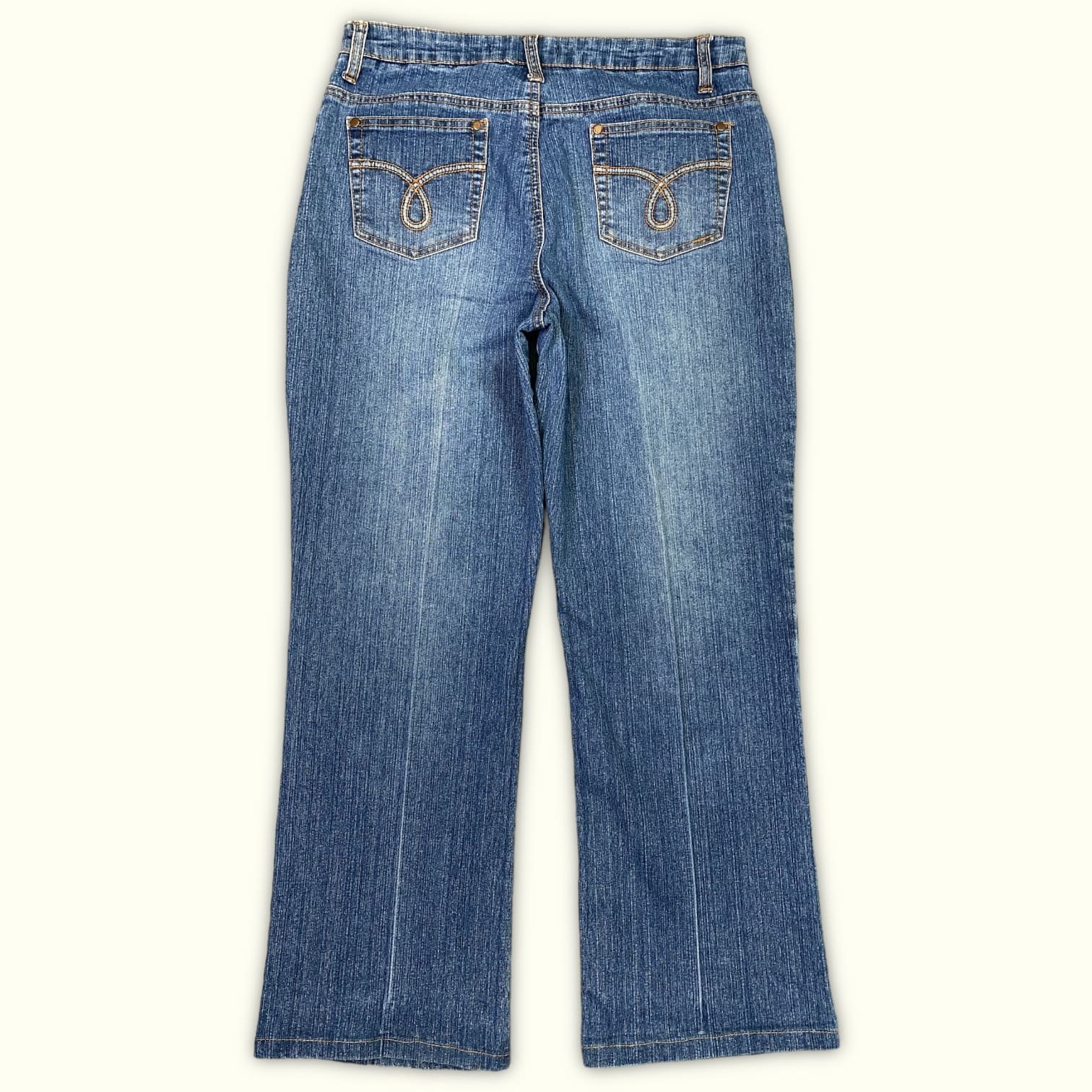 Blue Rocket Jeans Jean Regular Femme 2000s Y2K – W32