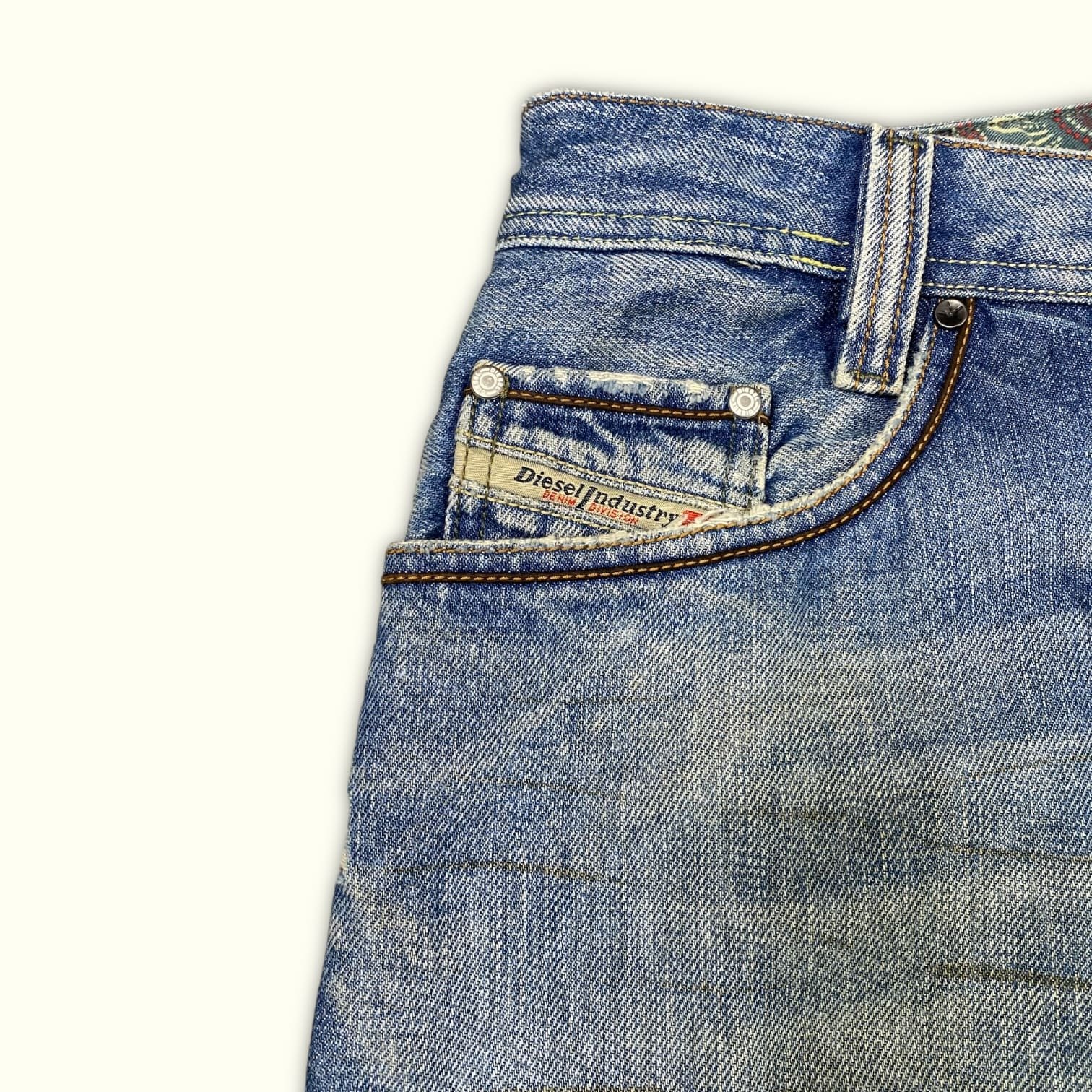 Diesel Vaqueros Regular Hombre 2000s Y2K – W34