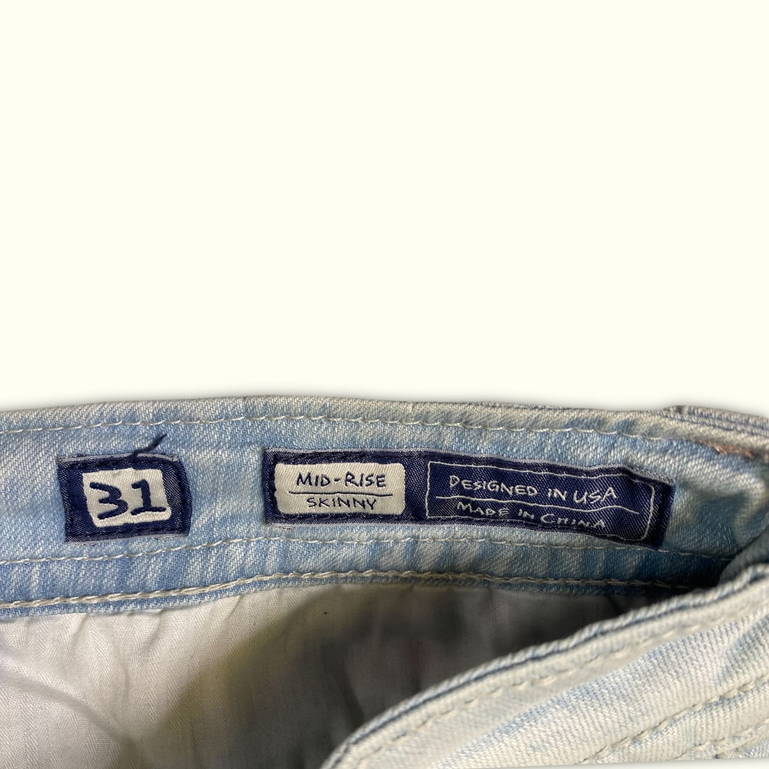 Miss Me Jean Skinny Femme 2010s Y2K – W31
