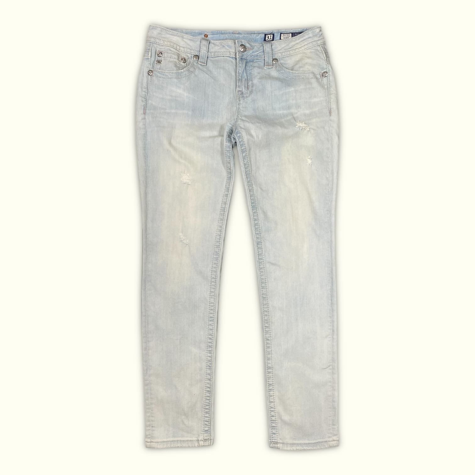 Miss Me Jean Skinny Femme 2010s Y2K – W31