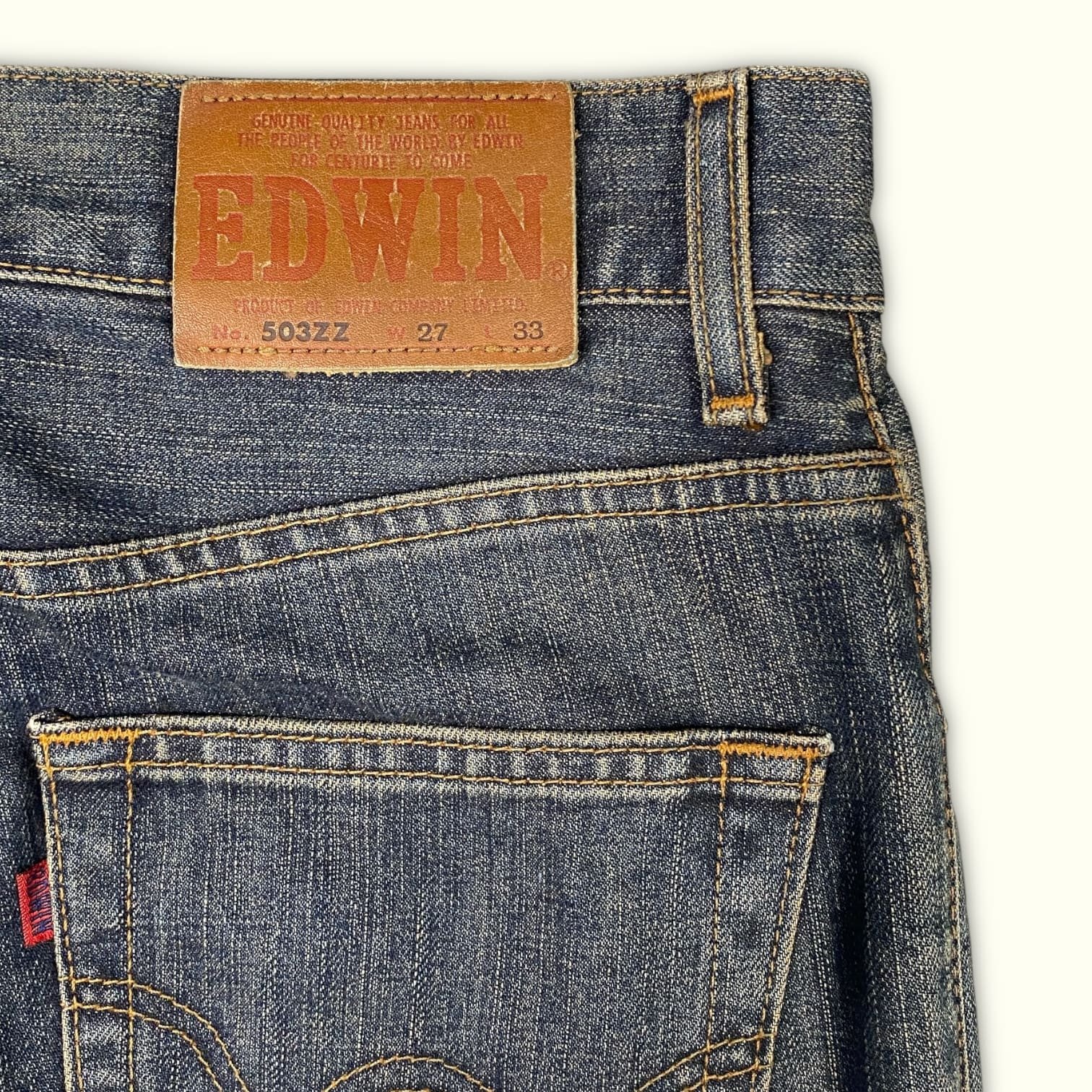Edwin Jean Regular Homme 2000s Streetwear japonais – W27