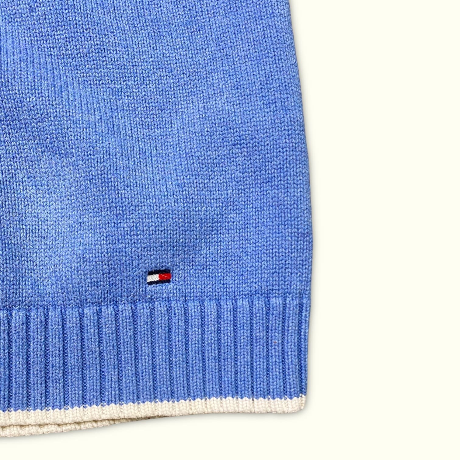 Tommy Hilfiger Pull Regular Homme 2000s Preppy – L