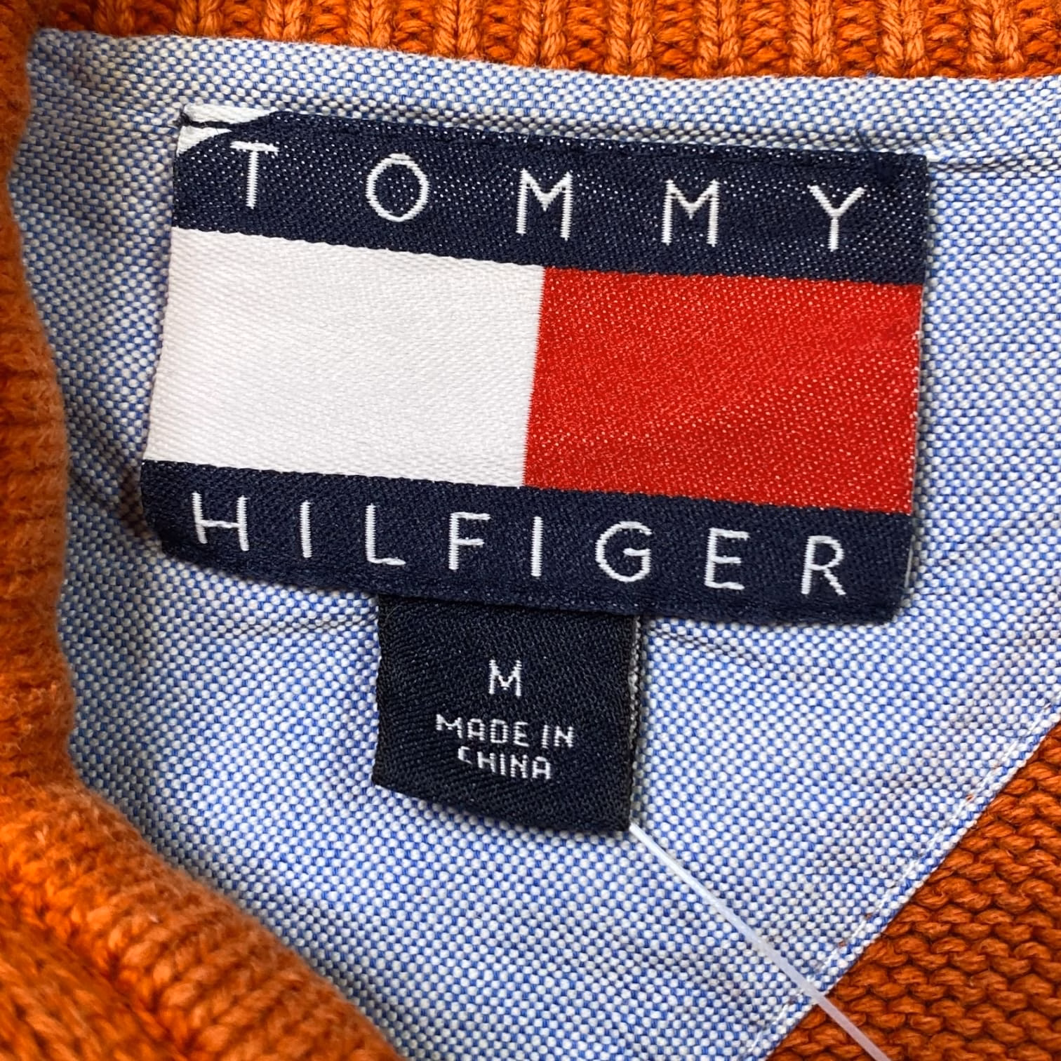 Tommy Hilfiger Demi-zip Regular Homme Vintage – M