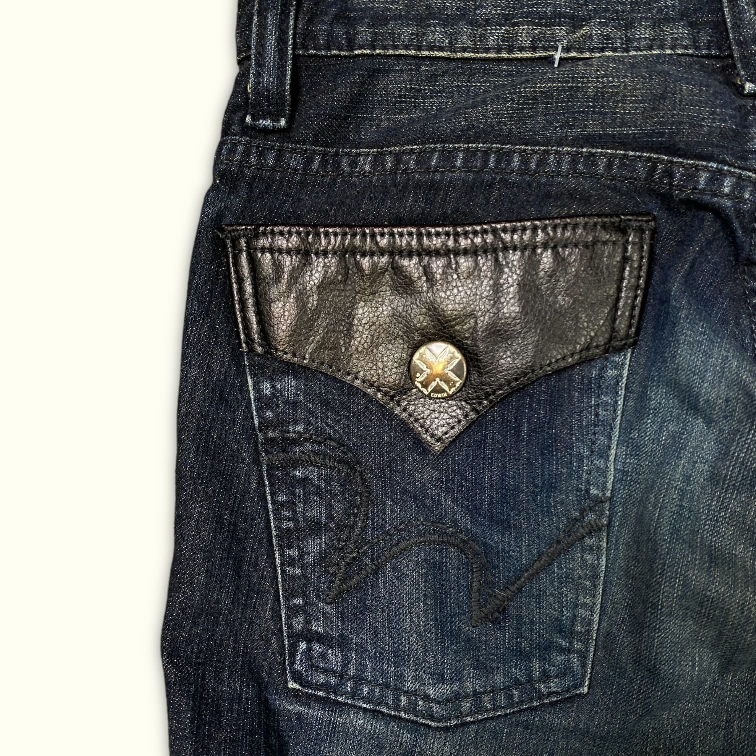 Edwin Jean Regular Homme 2000s Streetwear japonais – W30