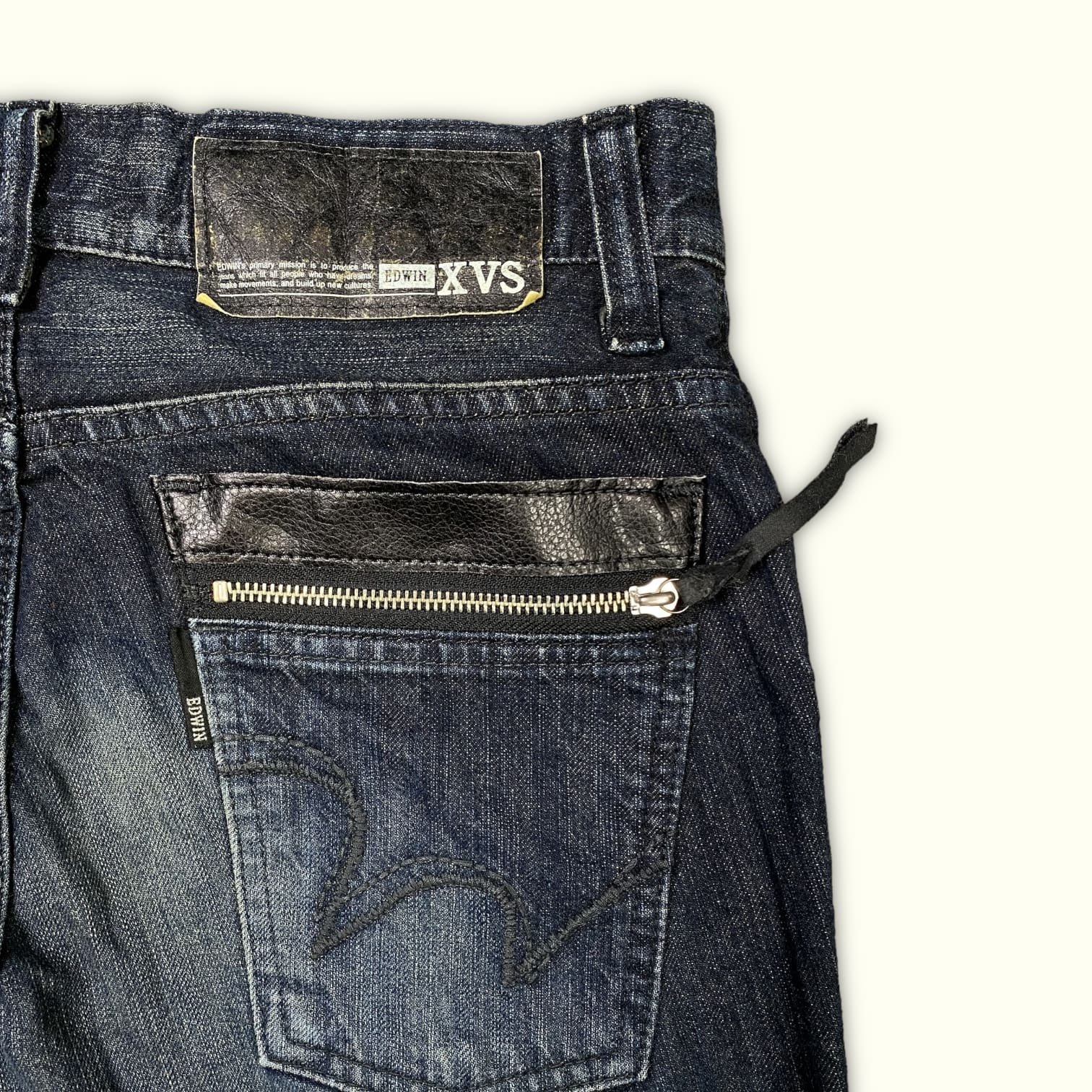 Edwin Jean Regular Homme 2000s Streetwear japonais – W30