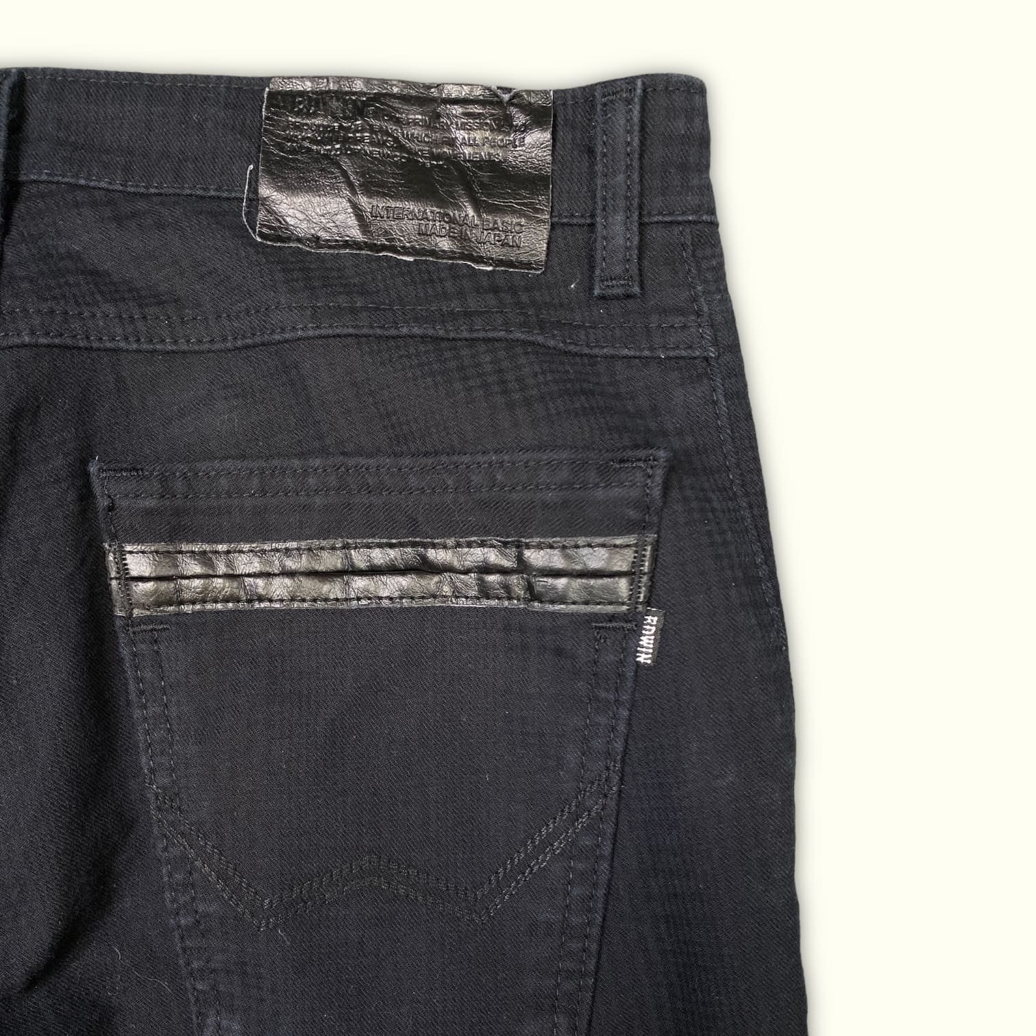 Edwin Pantalon Regular Homme 2000s Streetwear japonais – W30