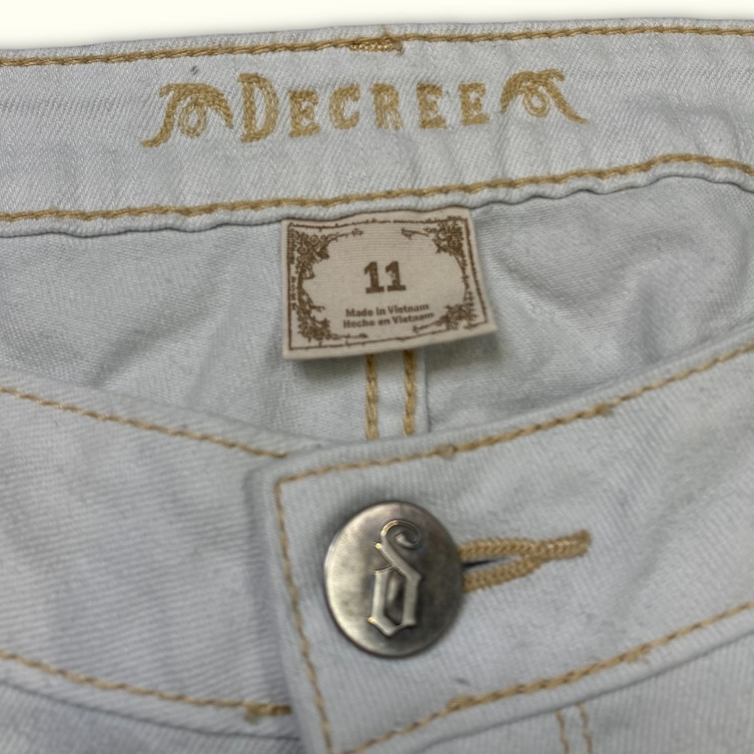 Decree Jean Regular Femme 2010s Y2K – W32