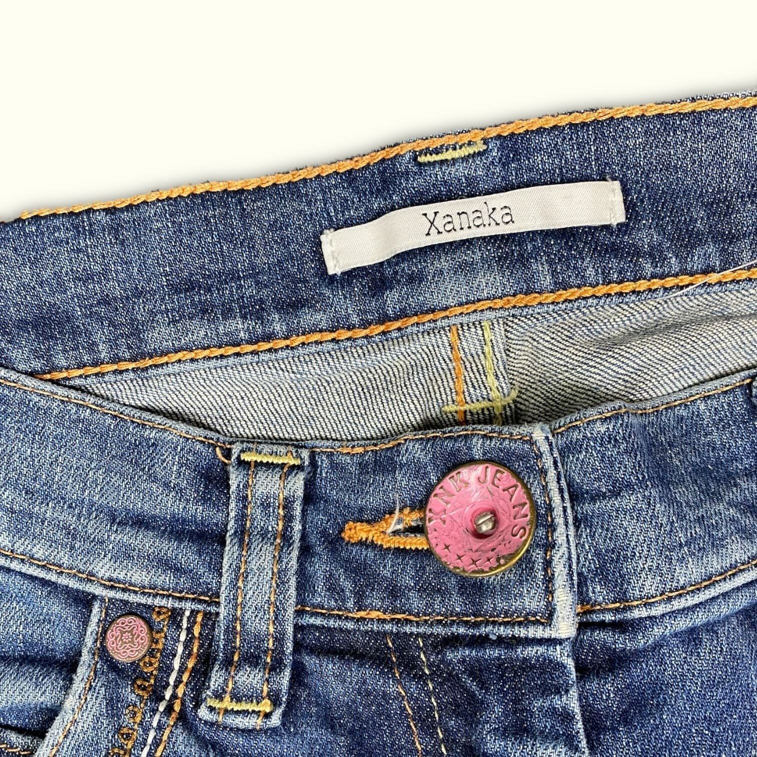 Xanaka Jean Regular Femme 2000s Y2K – W28