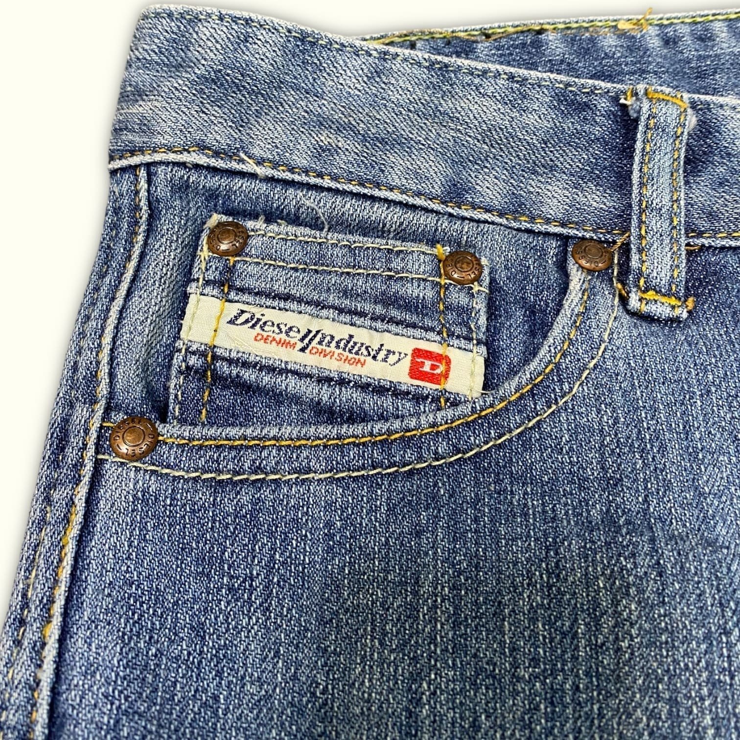 Diesel Jean Évasé Femme 2000s Y2K – W27