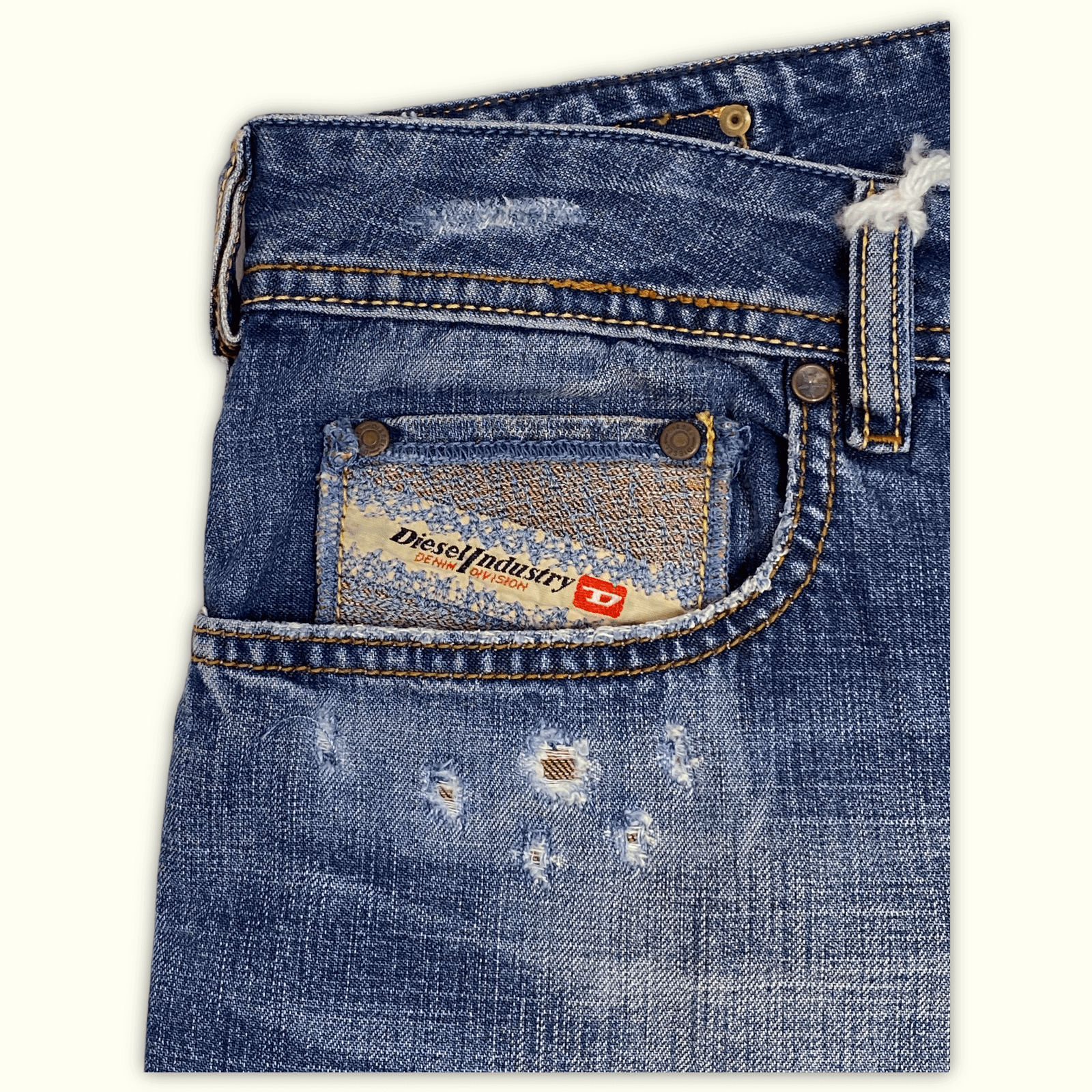 Diesel Jeans Regular Heren 2000s Y2K – W32