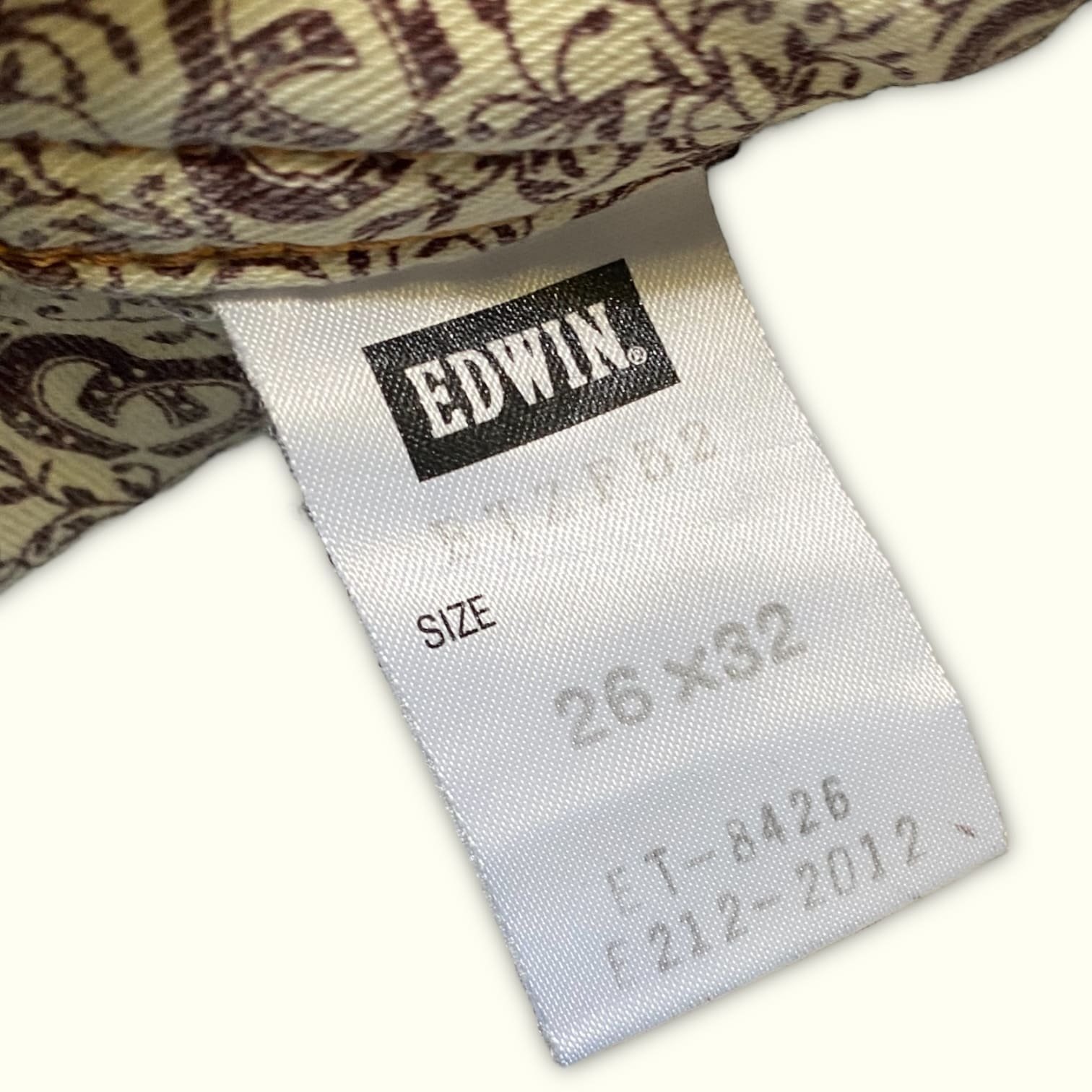 Edwin Jean Regular Femme 2000s Streetwear japonais – W26