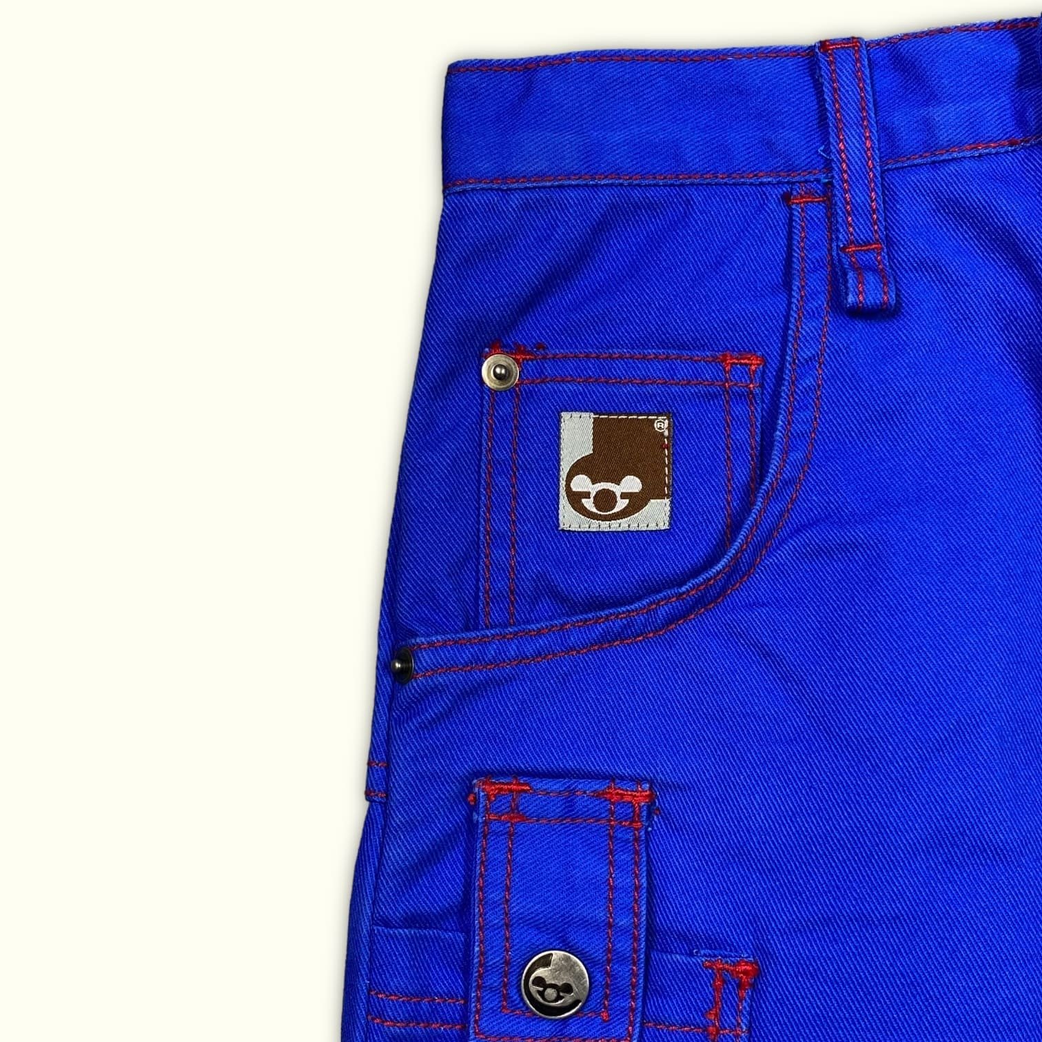 Stuka Pantalon cargo Baggy Homme 2000s Y2K – W26