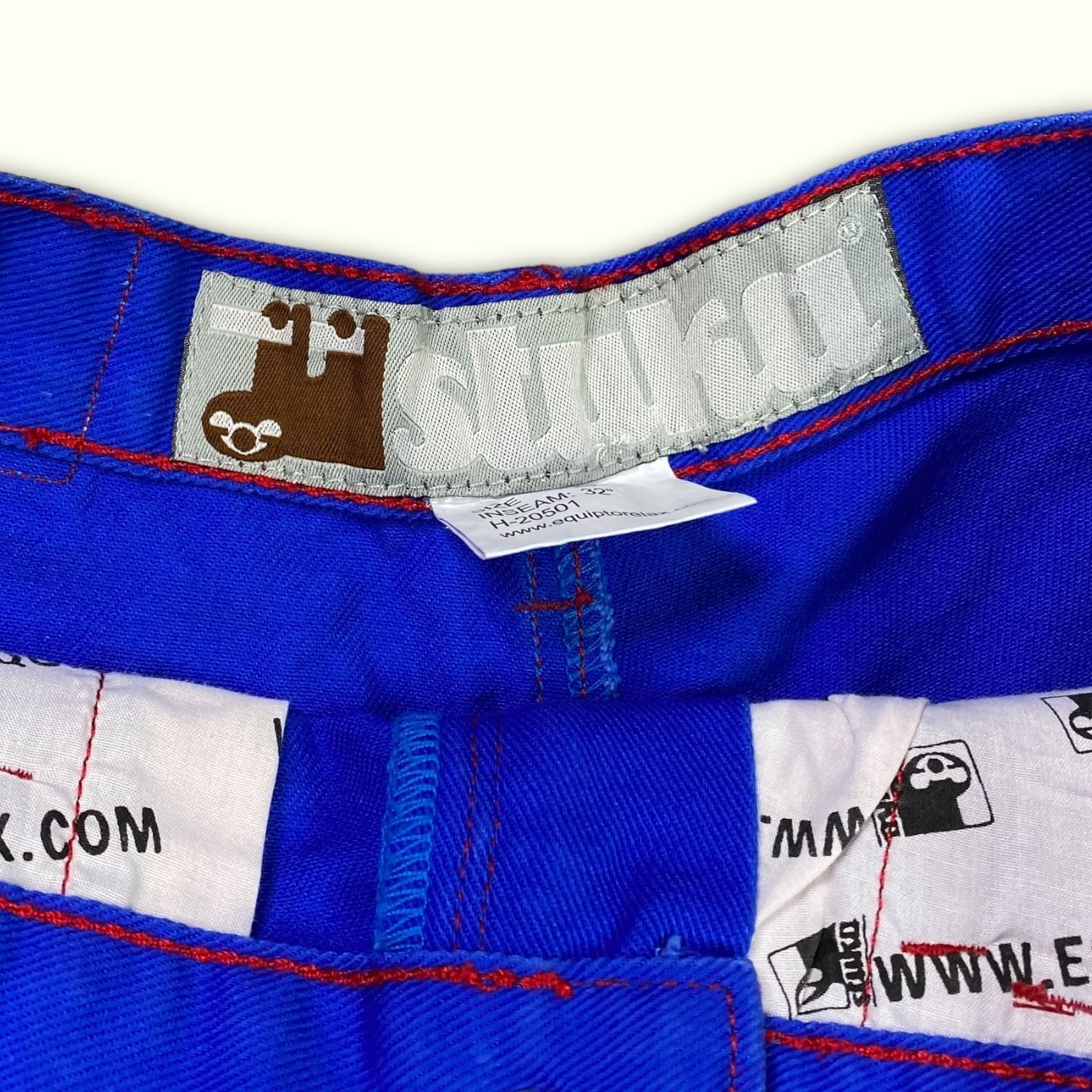 Stuka Pantalon cargo Baggy Homme 1990s Streetwear – W32