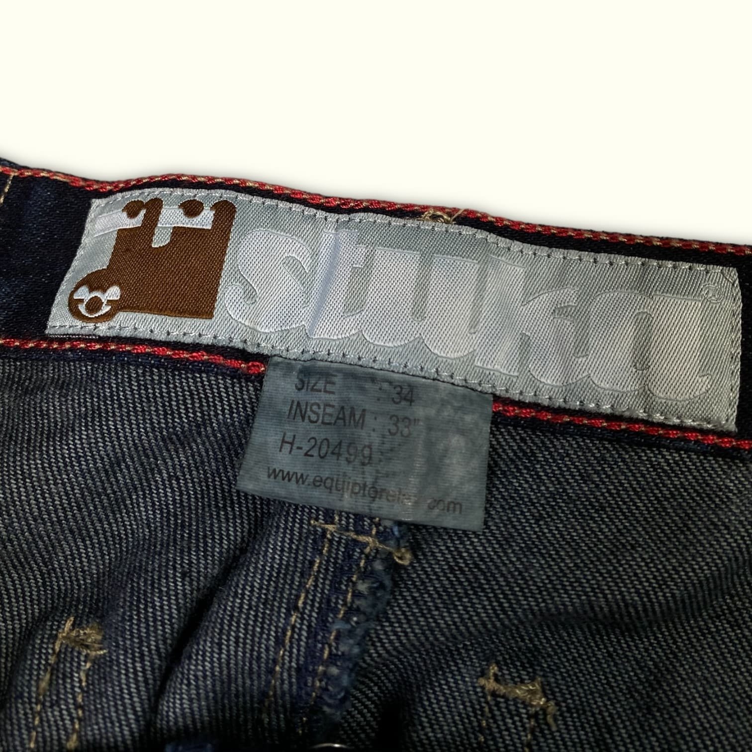 Stuka Pantalon cargo Baggy Homme 1990s Streetwear – W34