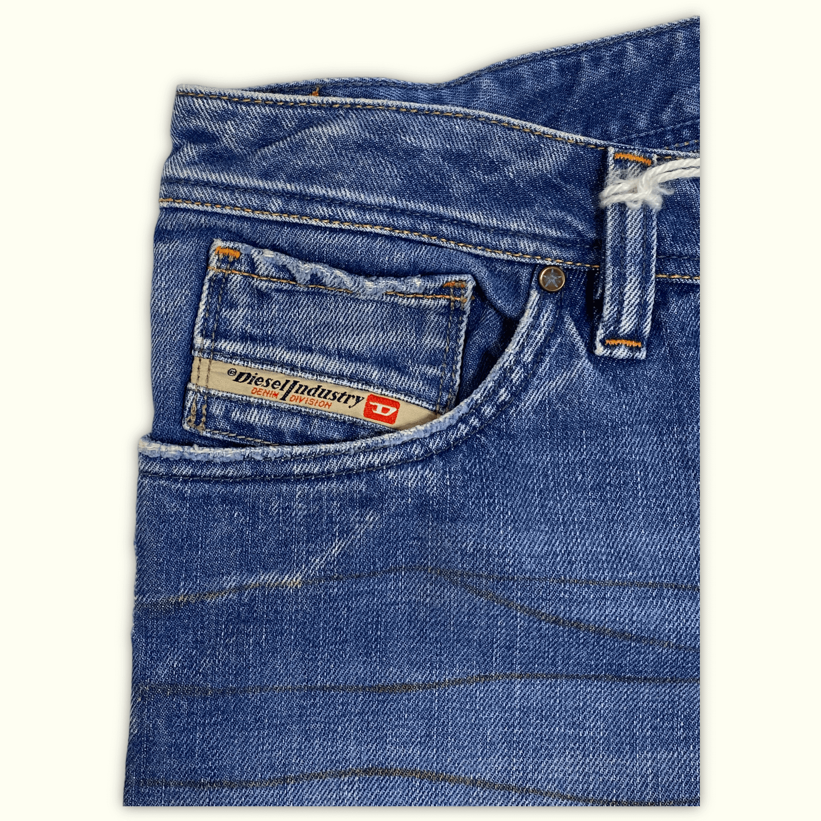 Diesel Vaqueros Acampanado Hombre 2000s Y2K – W33