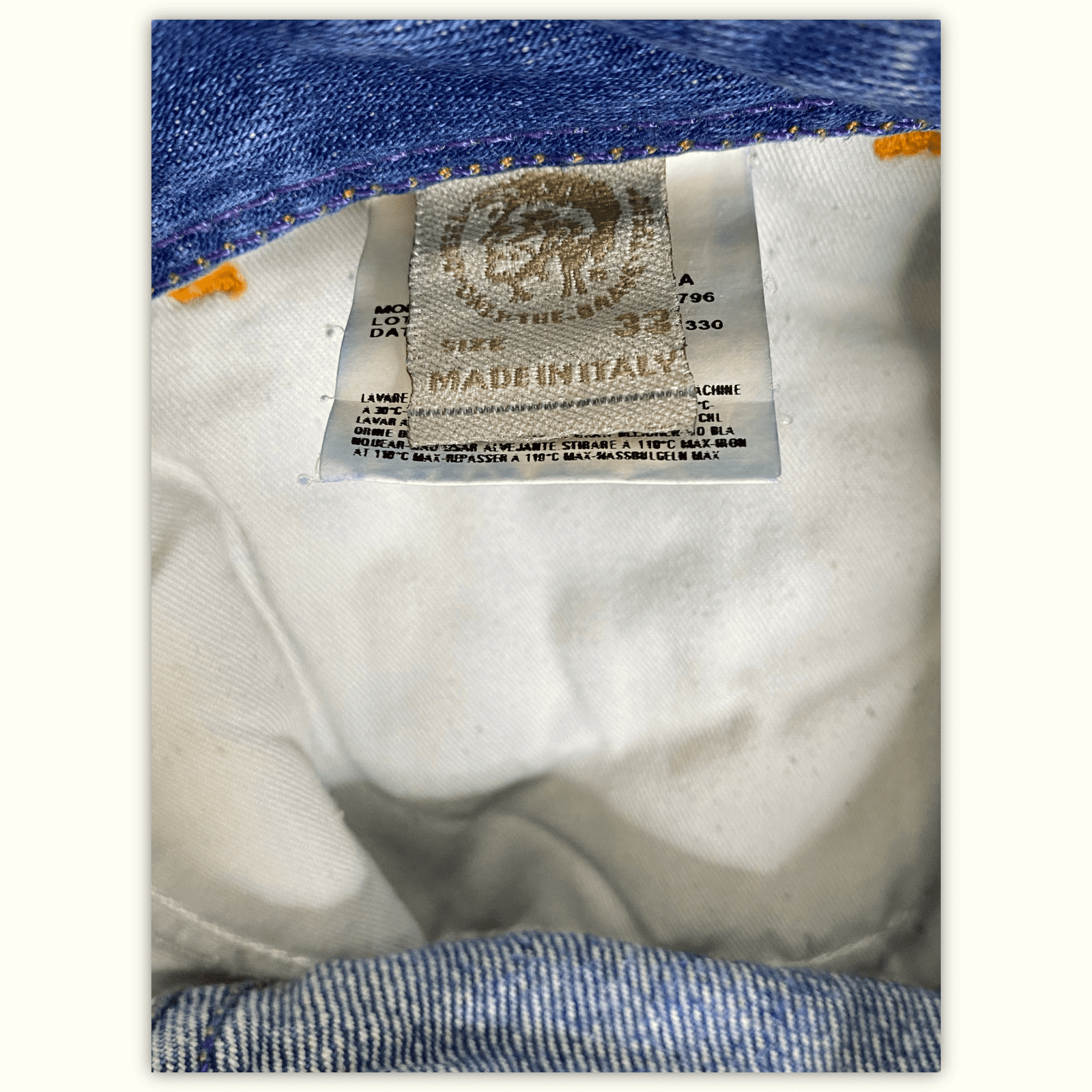 Diesel Vaqueros Acampanado Hombre 2000s Y2K – W33