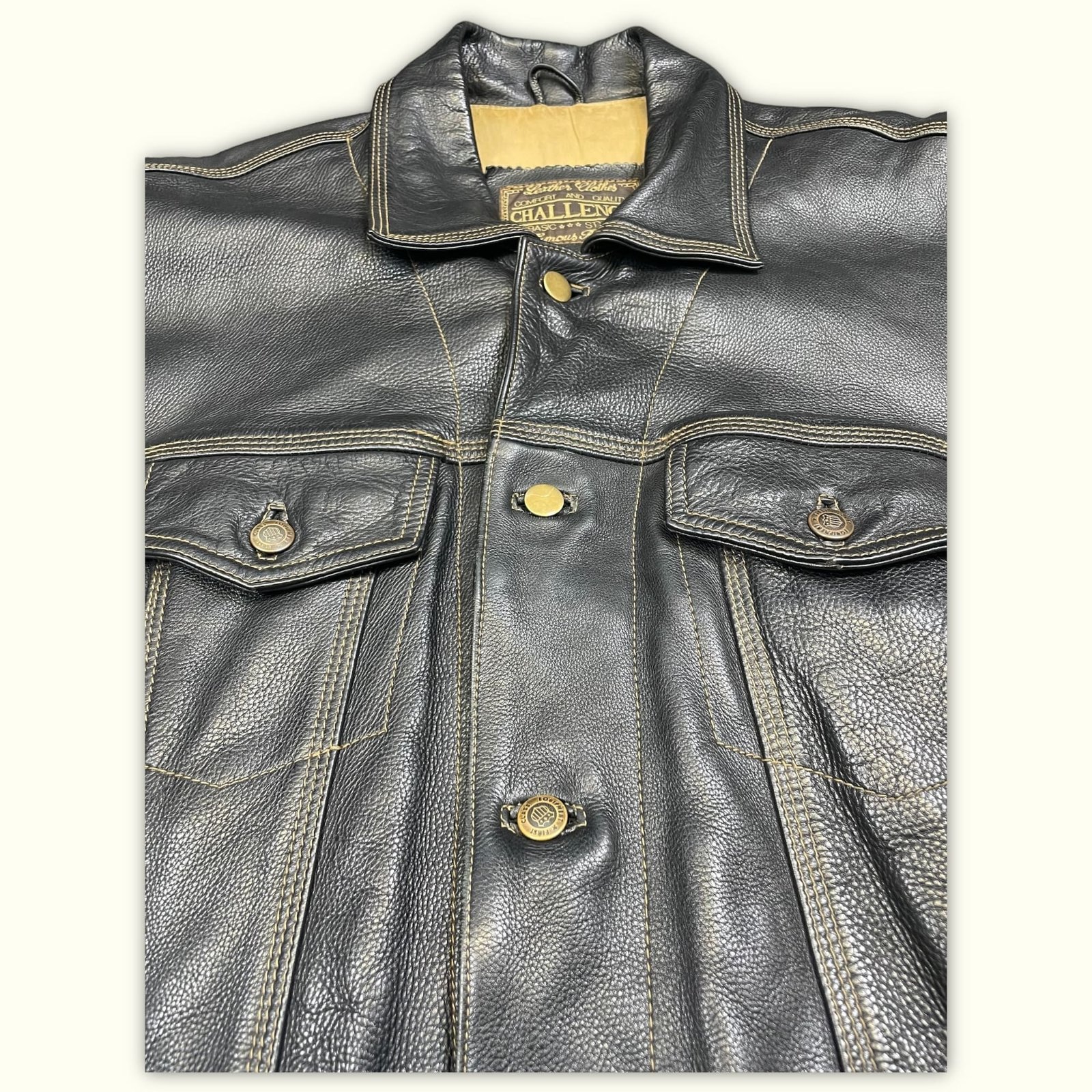 Challenge Veste Oversize Homme 1990s Vintage – 3XL