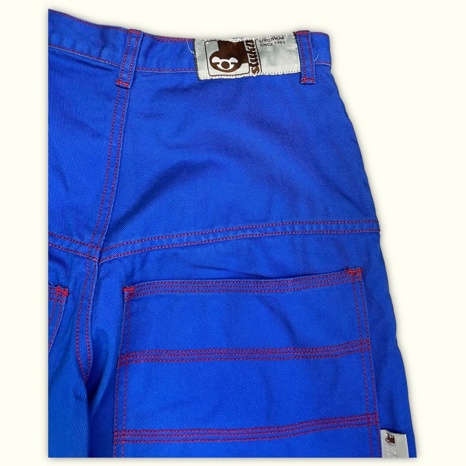 Stuka Pantalon Baggy Homme 1990s Y2K – W28