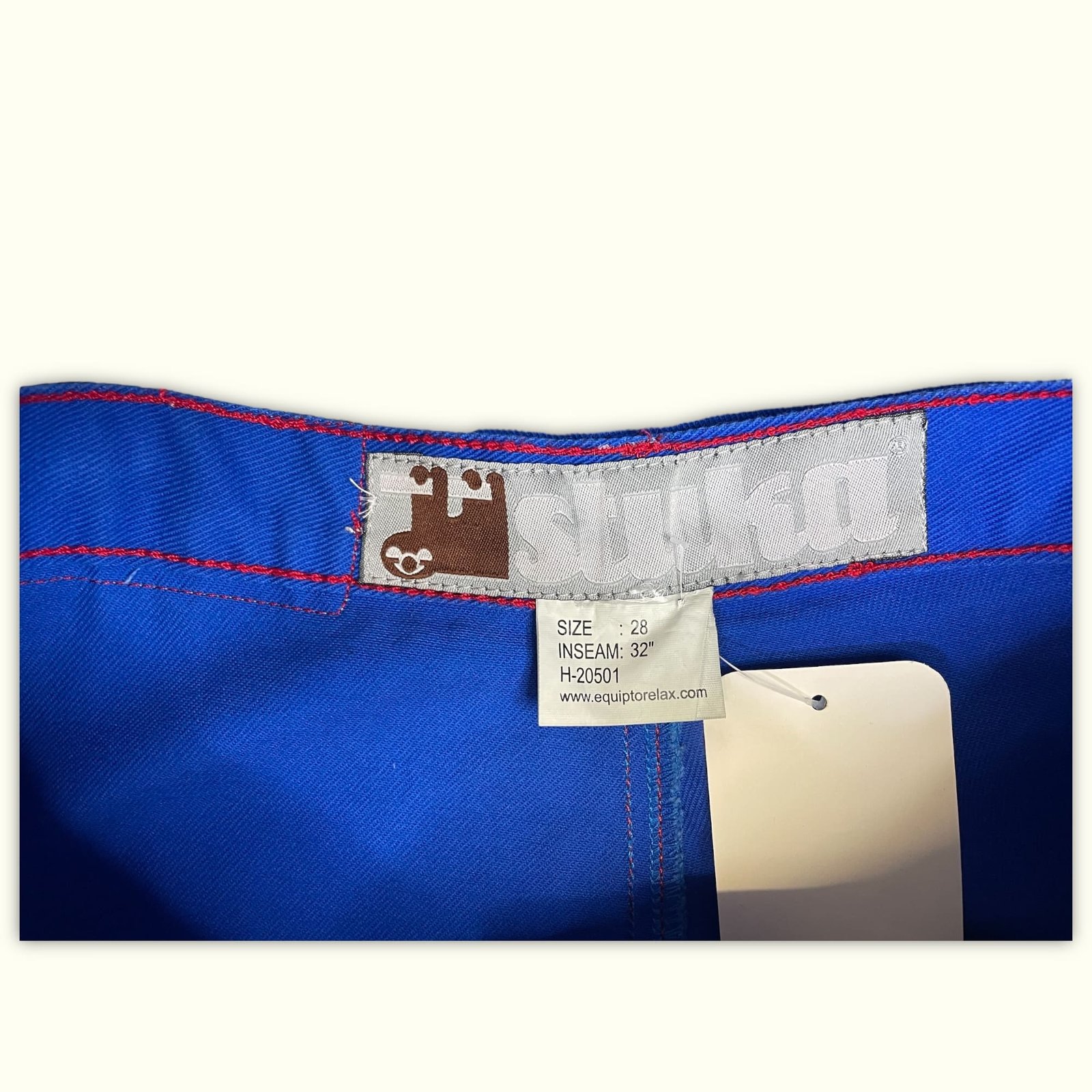 Stuka Pantalon Baggy Homme 1990s Y2K – W28