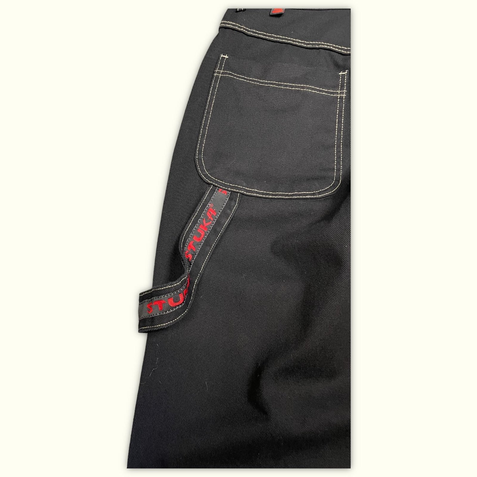 Stuka Jean Baggy Homme 1990s Skater – W28