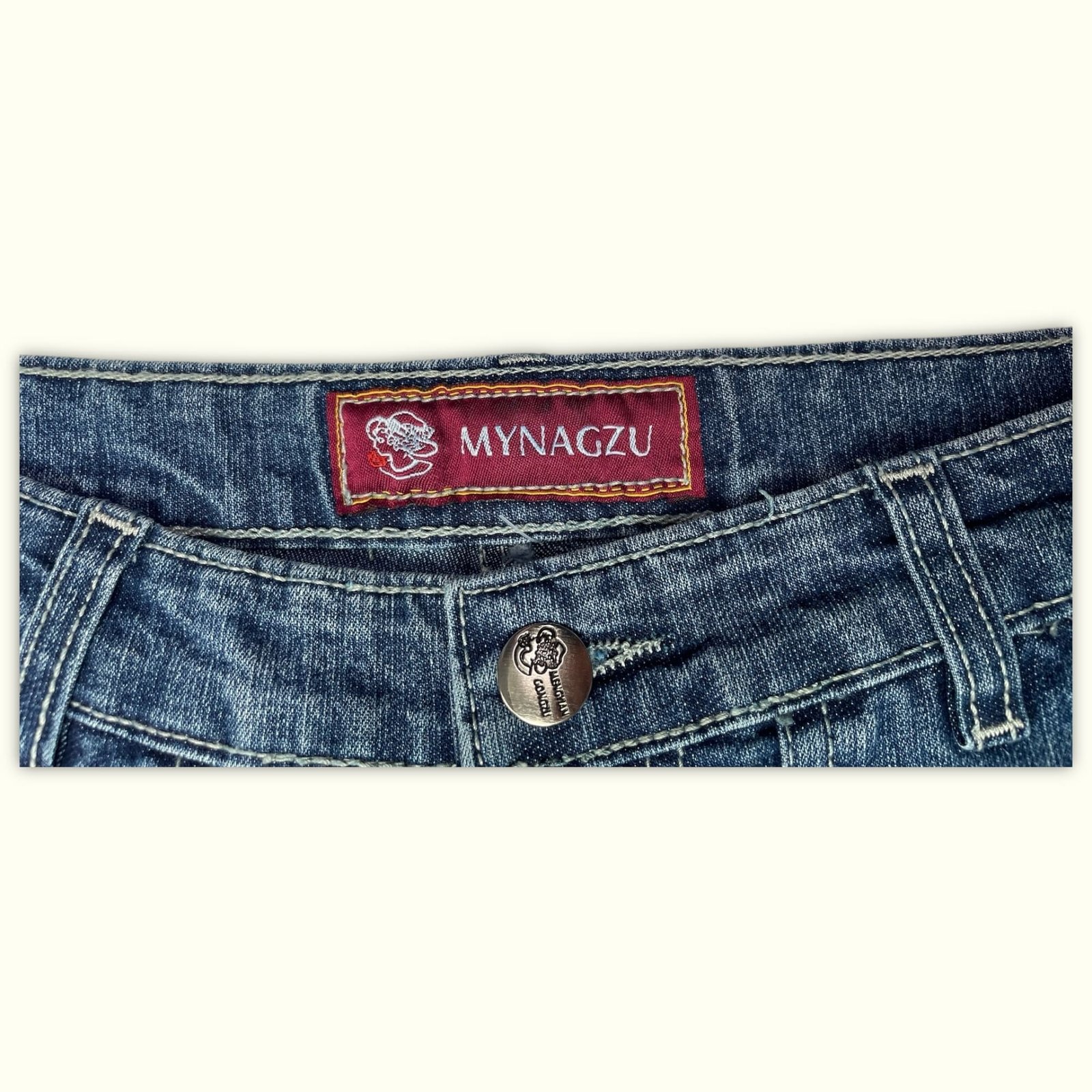 Mynagzu Jean Évasé Femme 2000s Y2K – W26