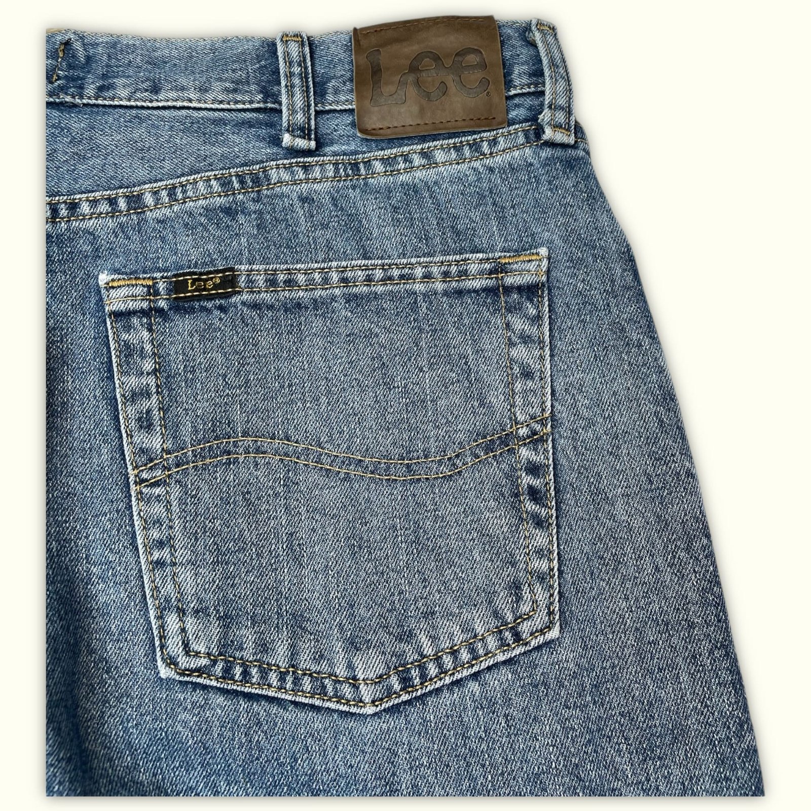 Lee Jean Relaxed Homme 2000s Workwear – W36