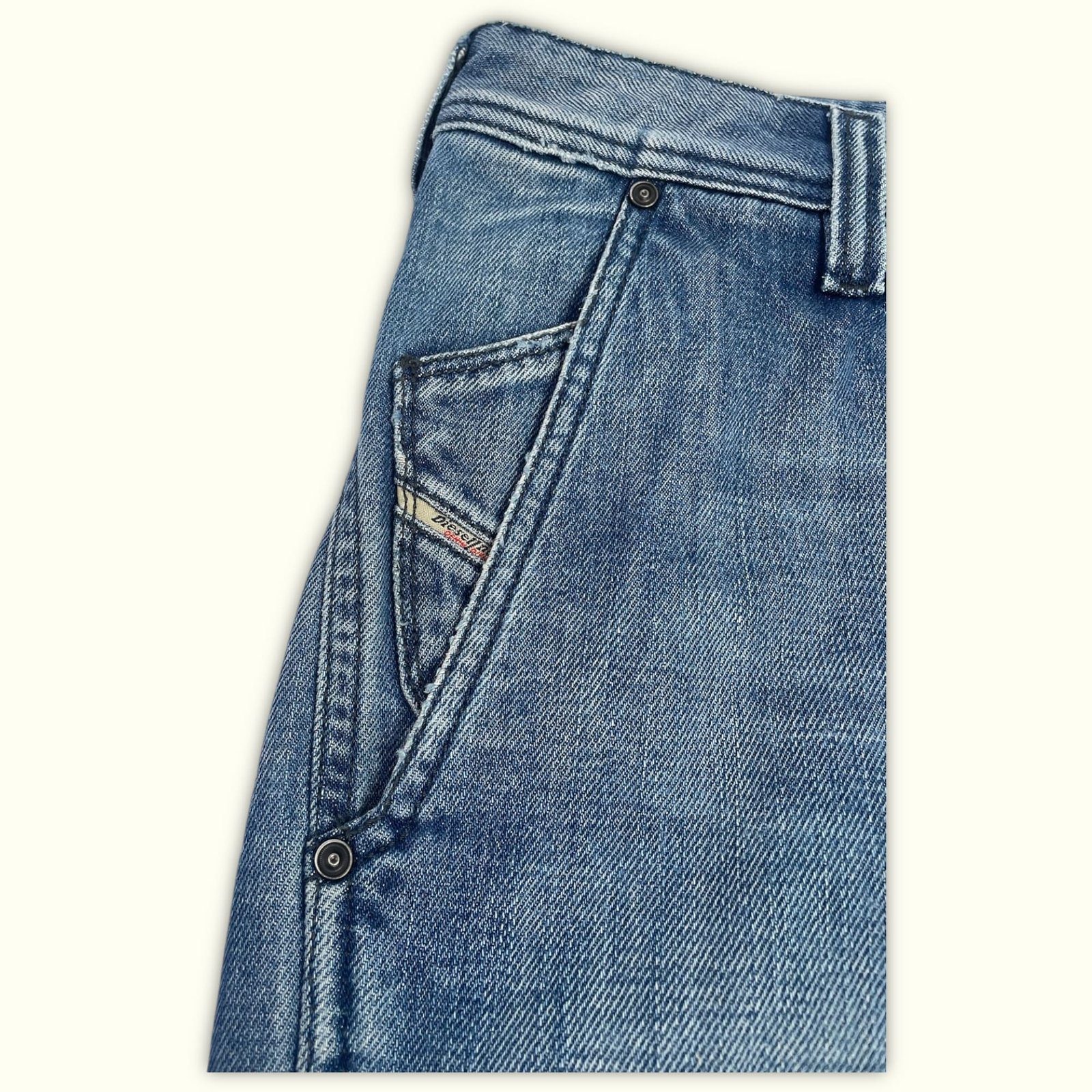 Diesel Jean Relaxed Homme 2000s Y2K – W32
