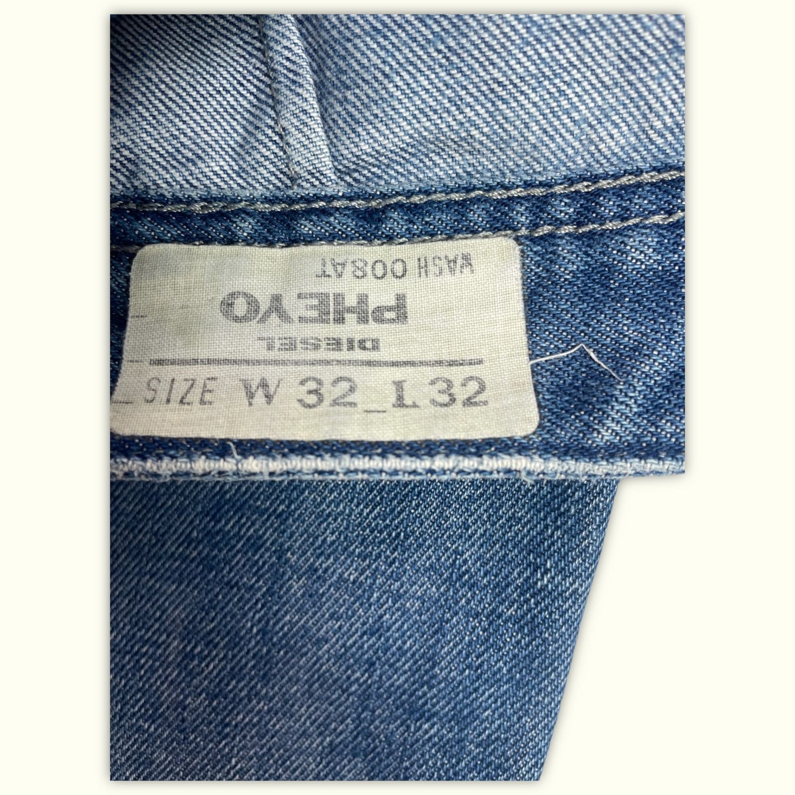 Diesel Jean Relaxed Homme 2000s Y2K – W32