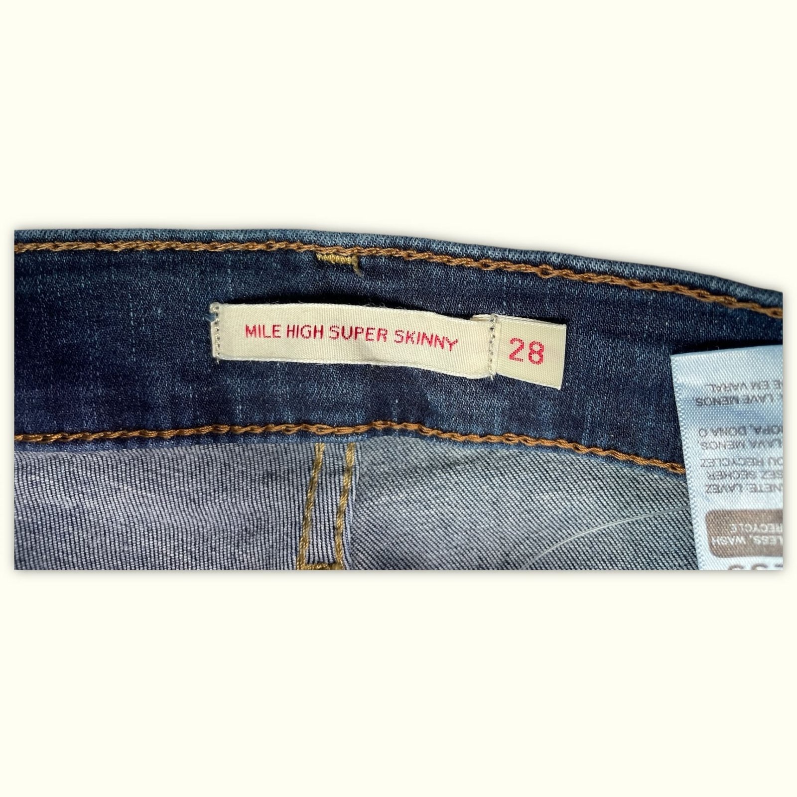 Levi'S Jean Skinny Femme Classique – W28