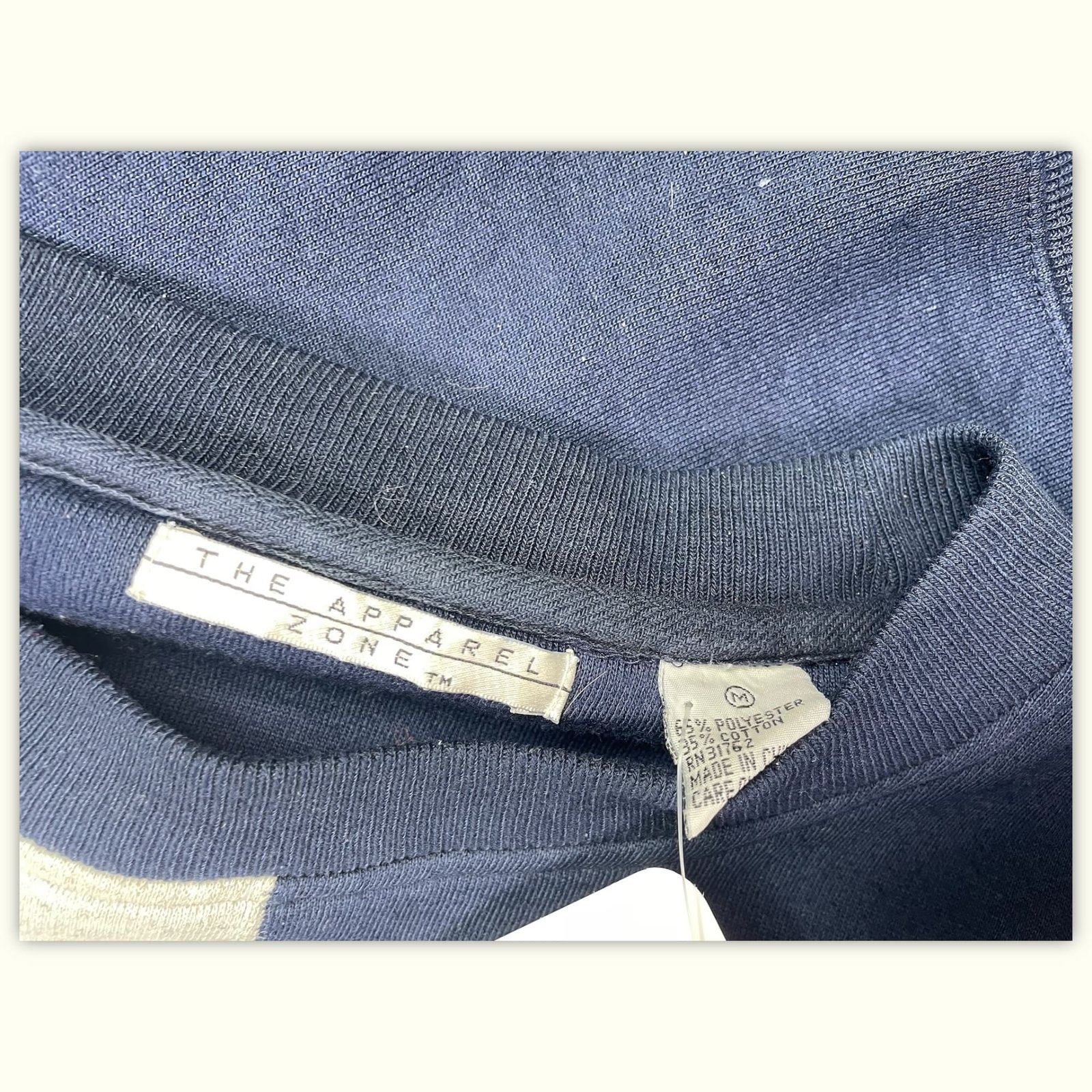 The Apparel Zone Felpa Oversize Uomo 1990s Vintage – M